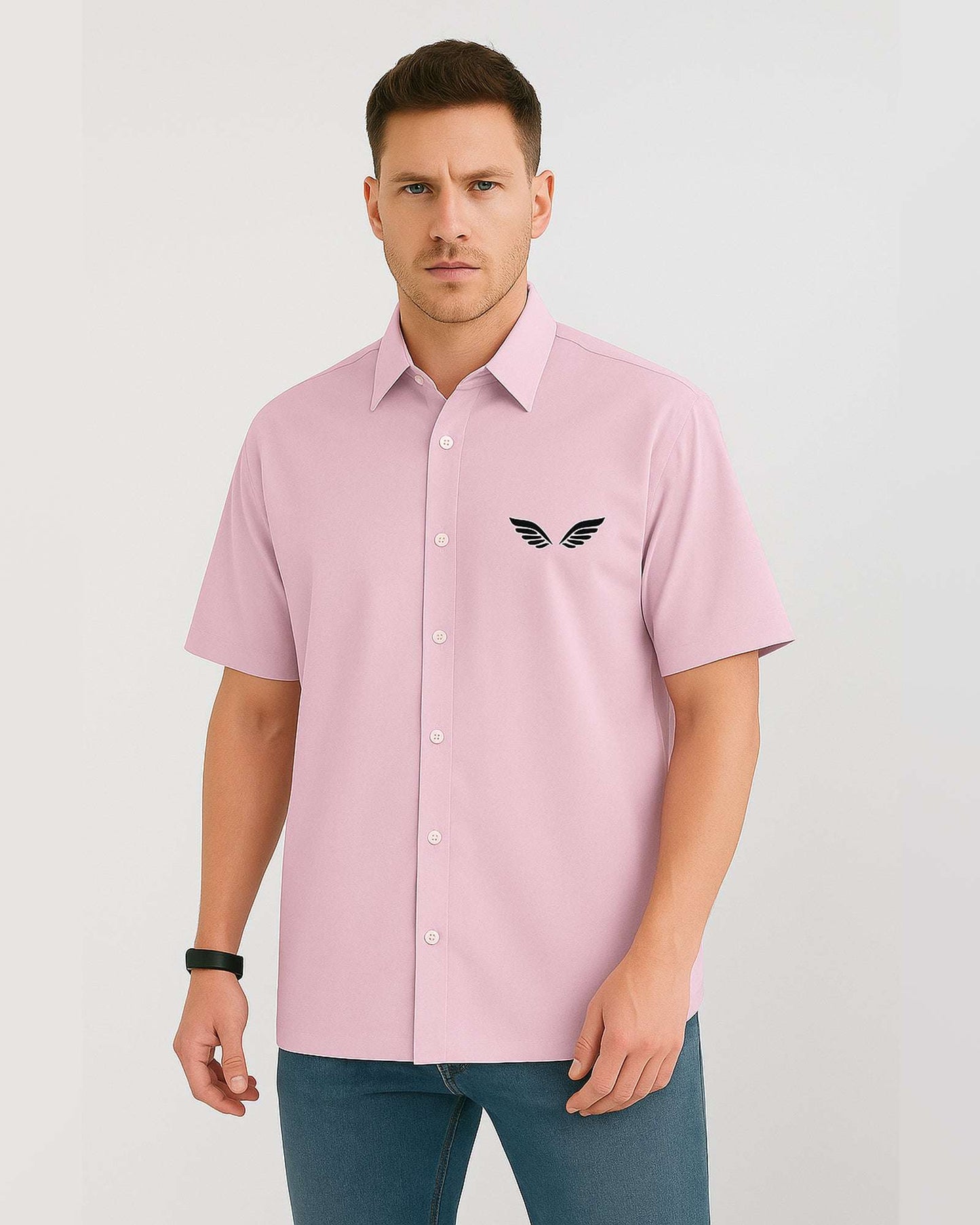Men's Dual-Side Printed Relaxed Shirt – 100% Cotton | Bold & Breezy