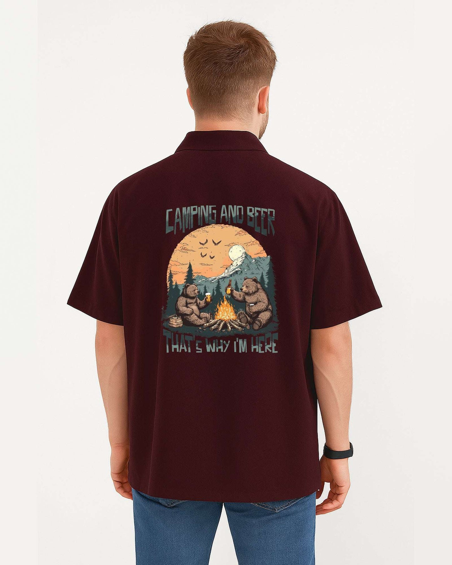 NOTCH Men's Easyflow Shirt ā Oversized Style with Street Edge