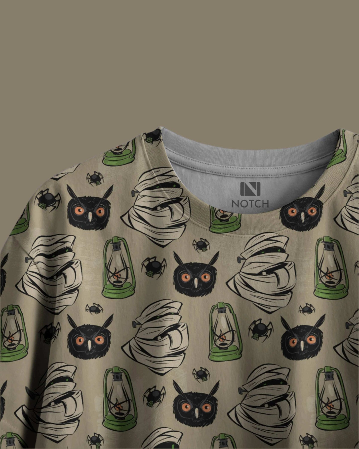 StreetFlex All-Over Print Tee โ 240 GSM Oversized Comfort