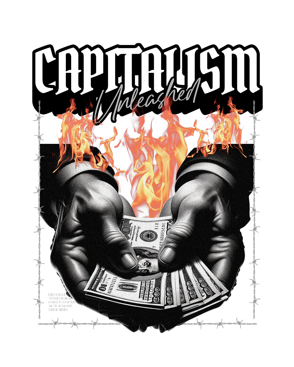 Men’s Oversized Terry-Knit Tee | Capitalism