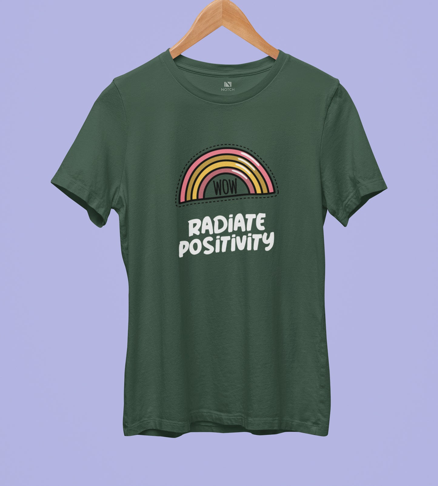 Women’s Classic Curved Hem T-Shirt - Radiate Positvity