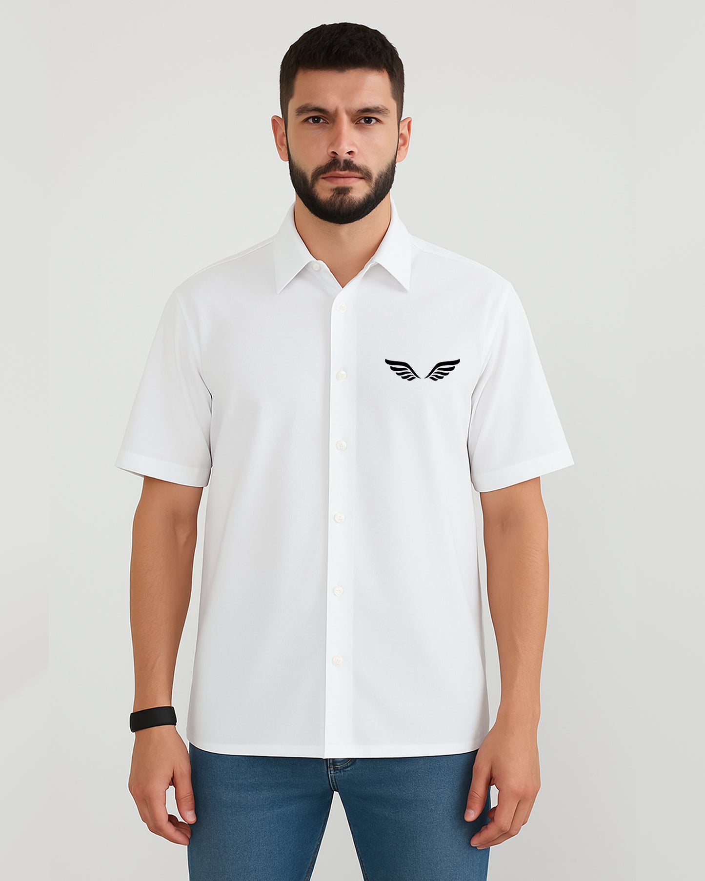 Men's Dual-Side Printed Relaxed Shirt – 100% Cotton | Bold & Breezy