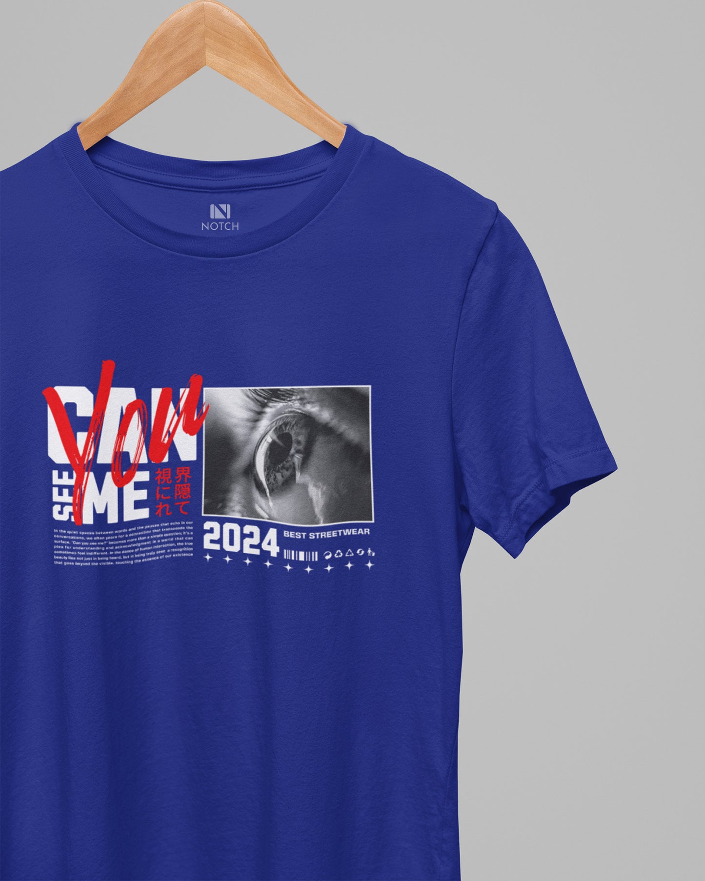 Women’s Regular Fit Curved Hem T-Shirt - Can You See Me