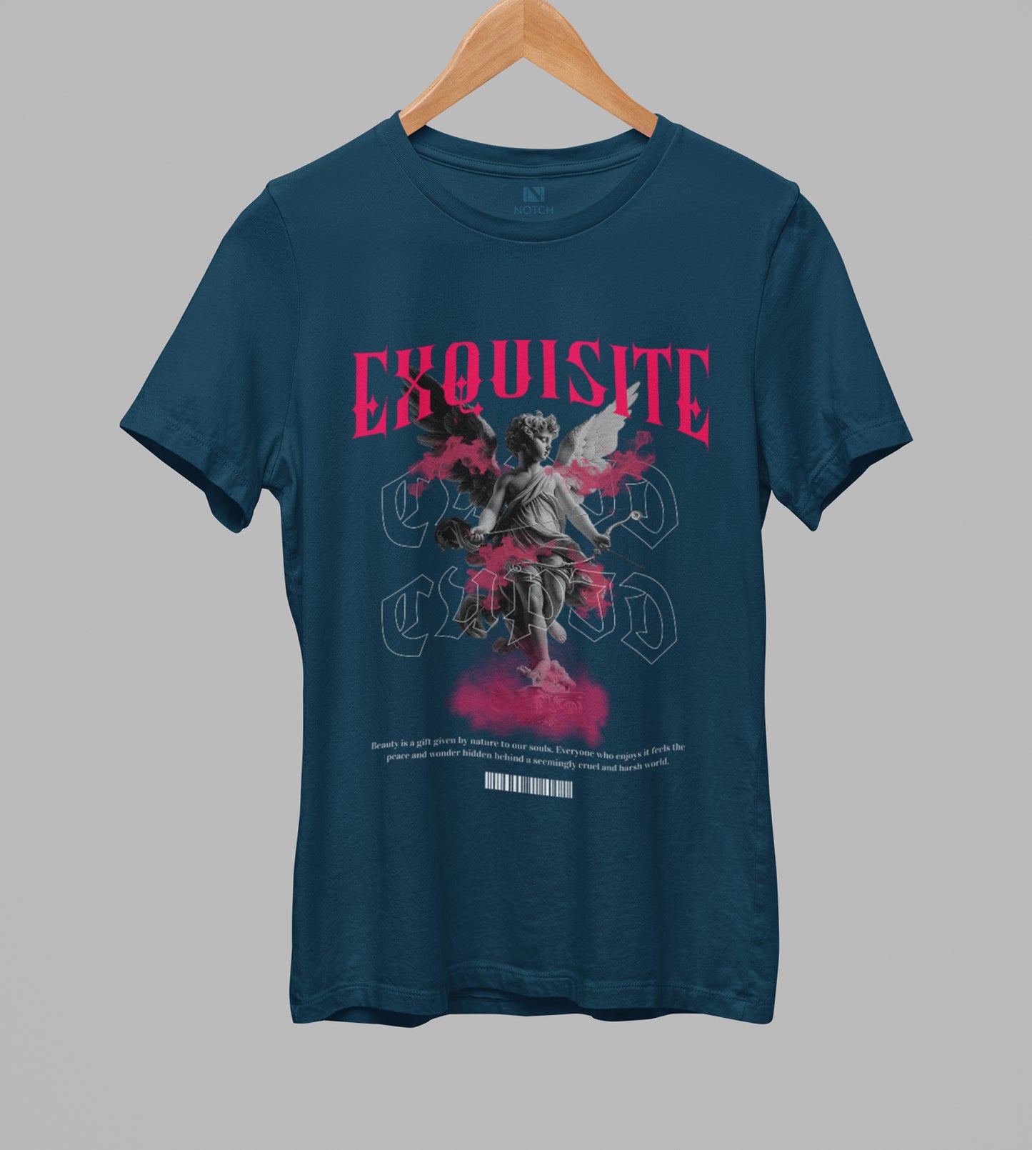 Women’s Curved Hem Cotton T-Shirt – Exquisite