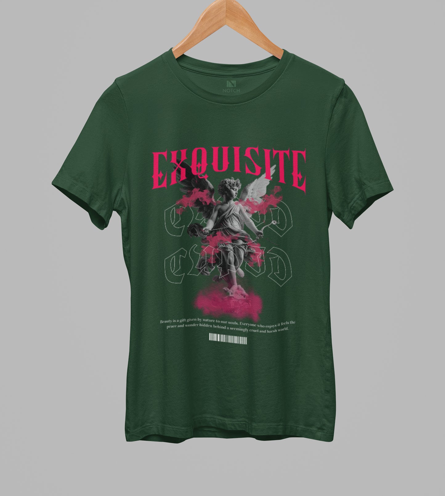 Women’s Curved Hem Cotton T-Shirt – Exquisite
