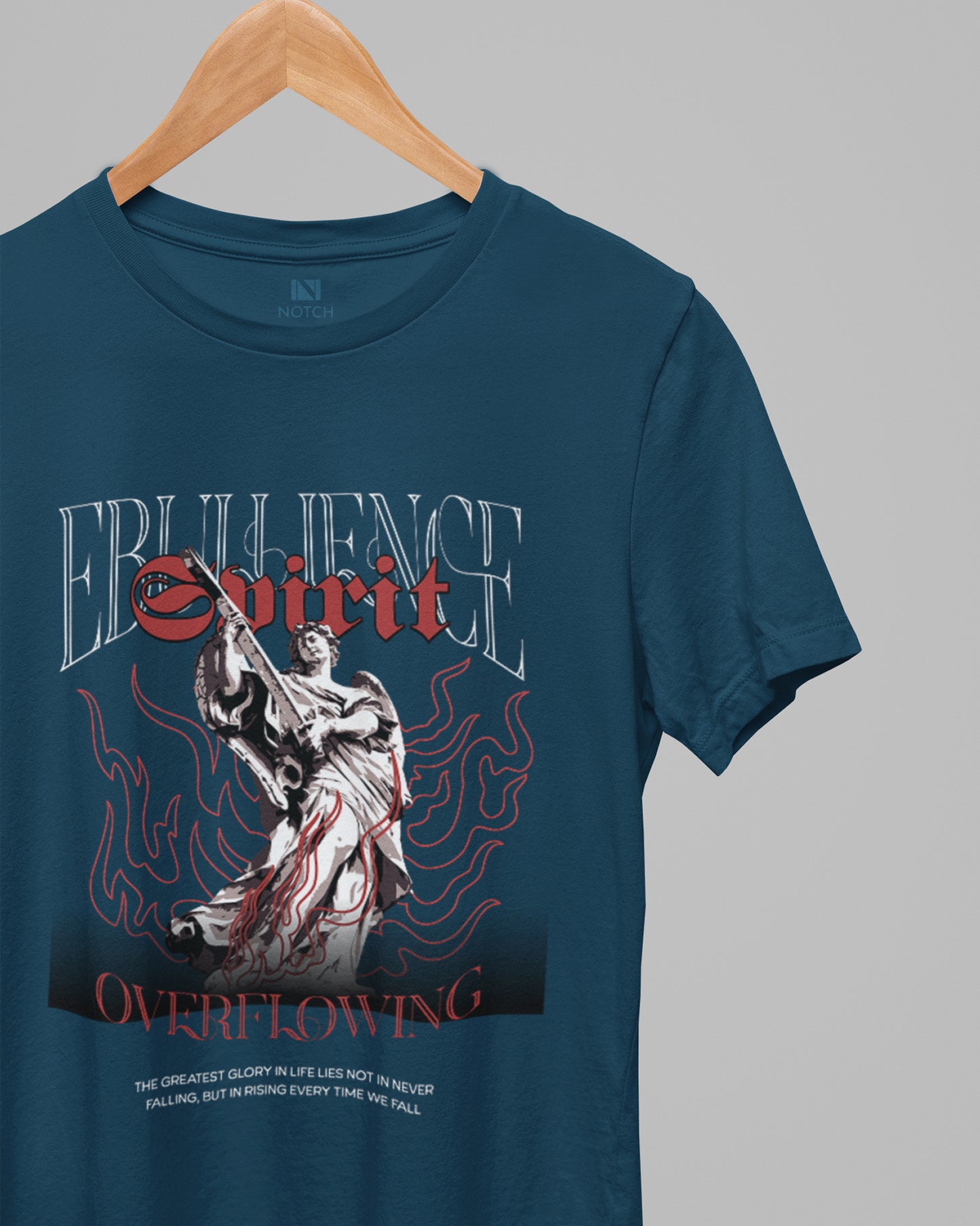 Women’s Curved Hem Cotton T-Shirt – Spirit