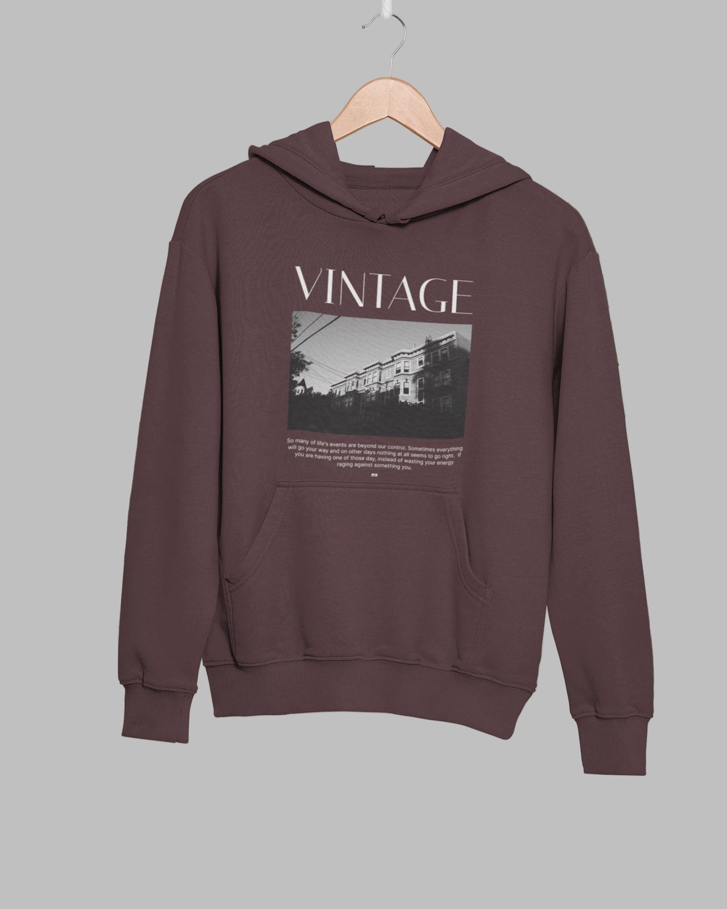 Vintage Vibes Hoodie โ Timeless Style Meets Everyday Comfort