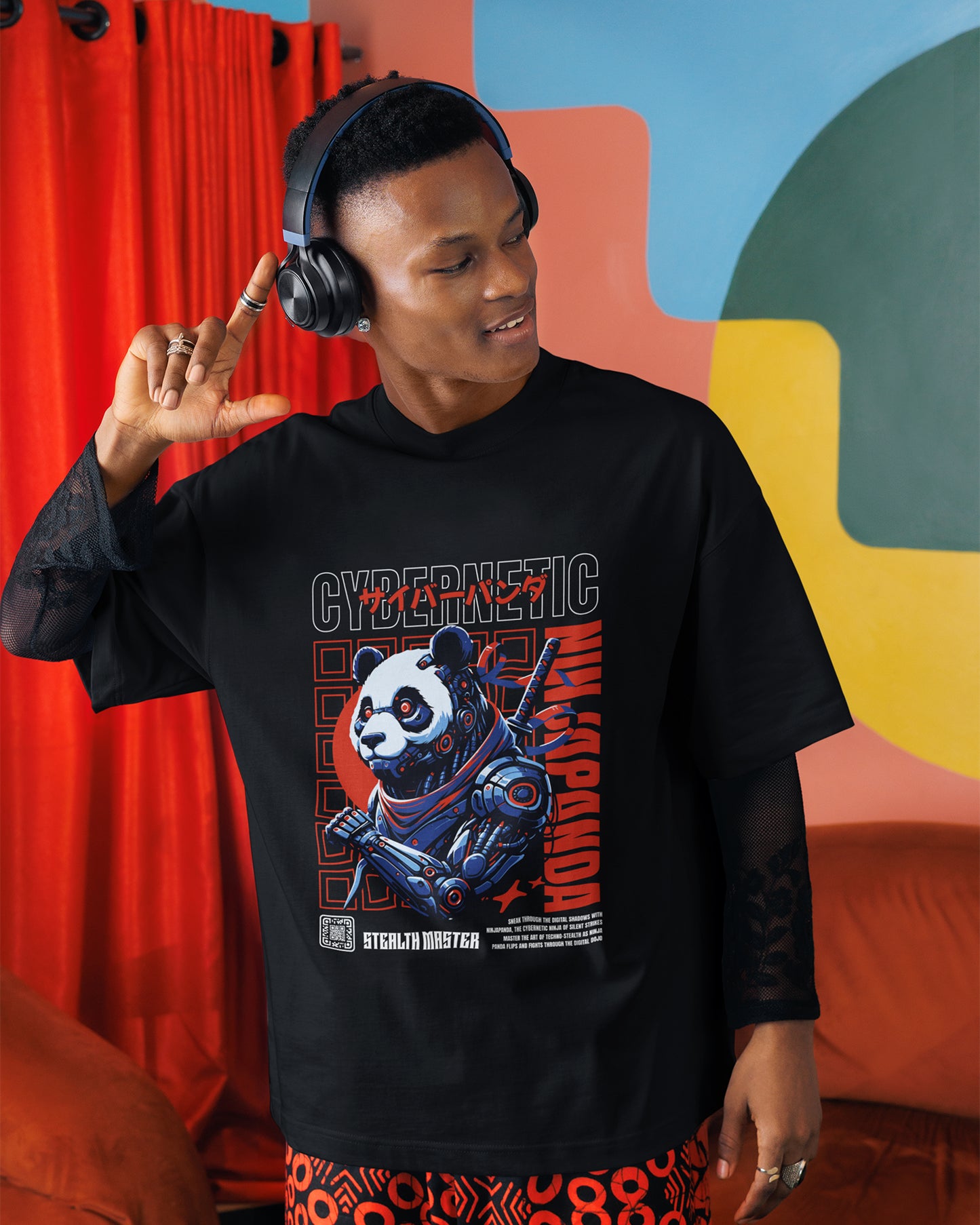 Menโs Oversized Terry-Knit Tee โ Premium Comfort, Streetwear Vibes