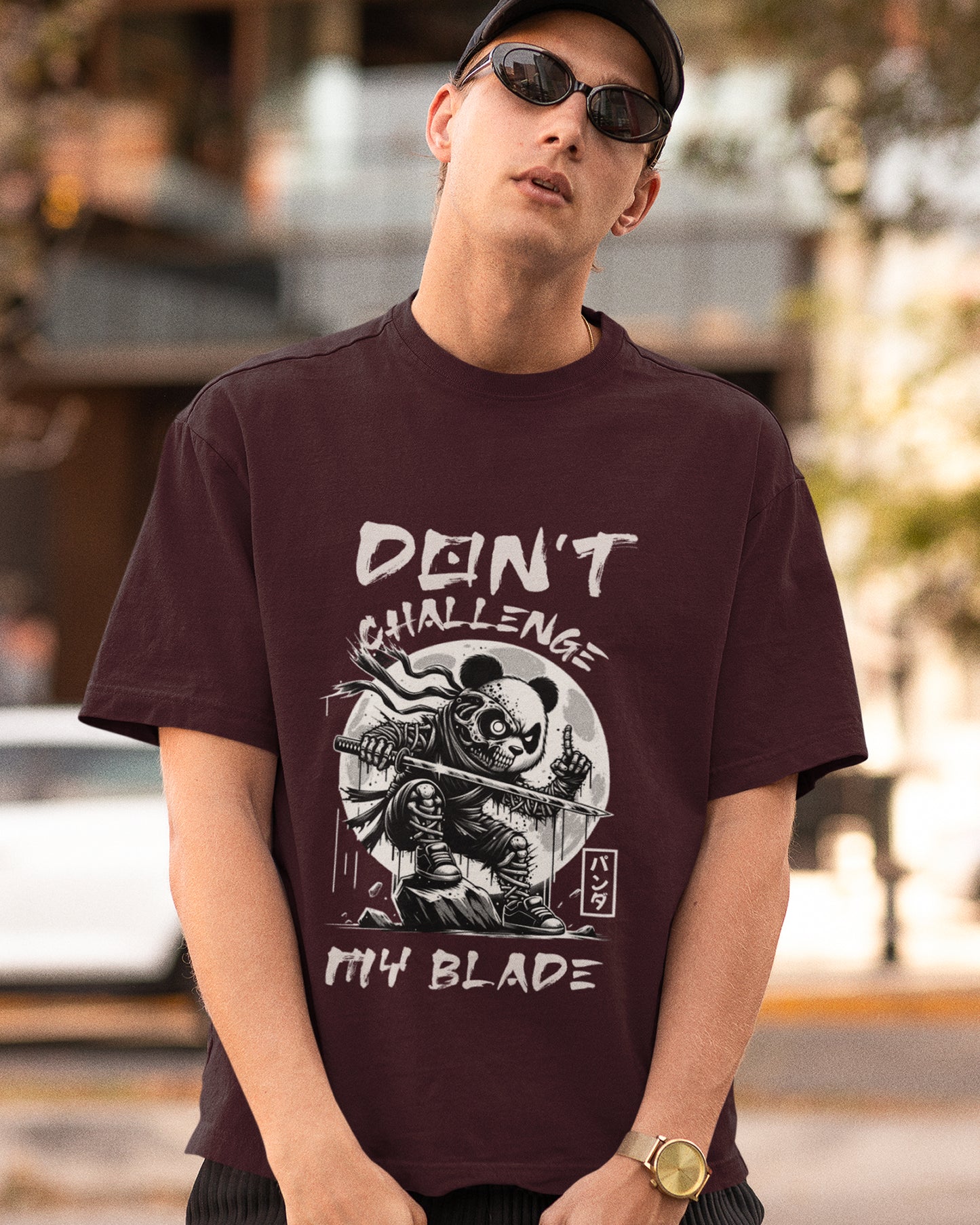 Men’s Oversized Terry-Knit : Don's Challenge My Blade