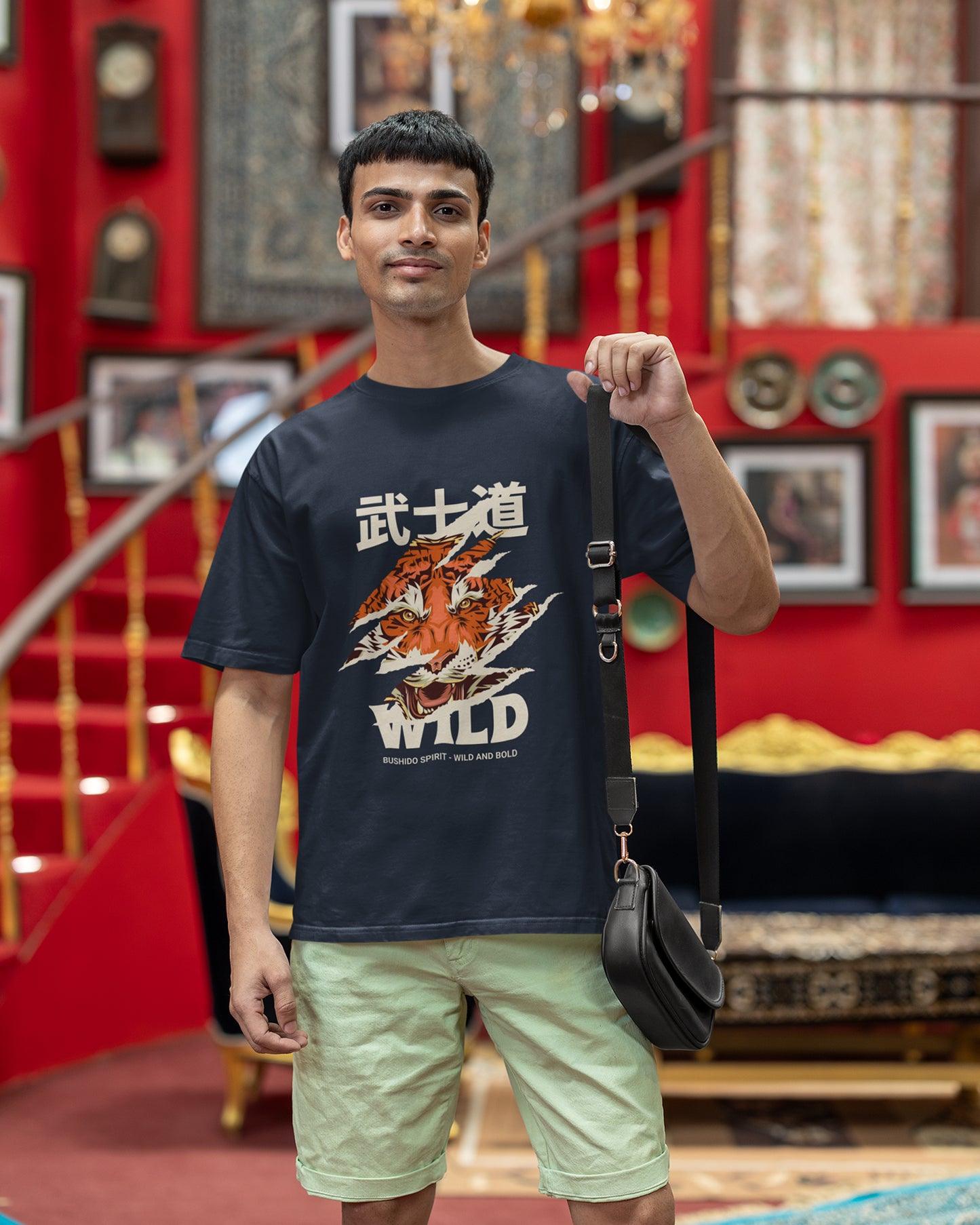 Men’s Oversized Terry-Knit Tee | Wild