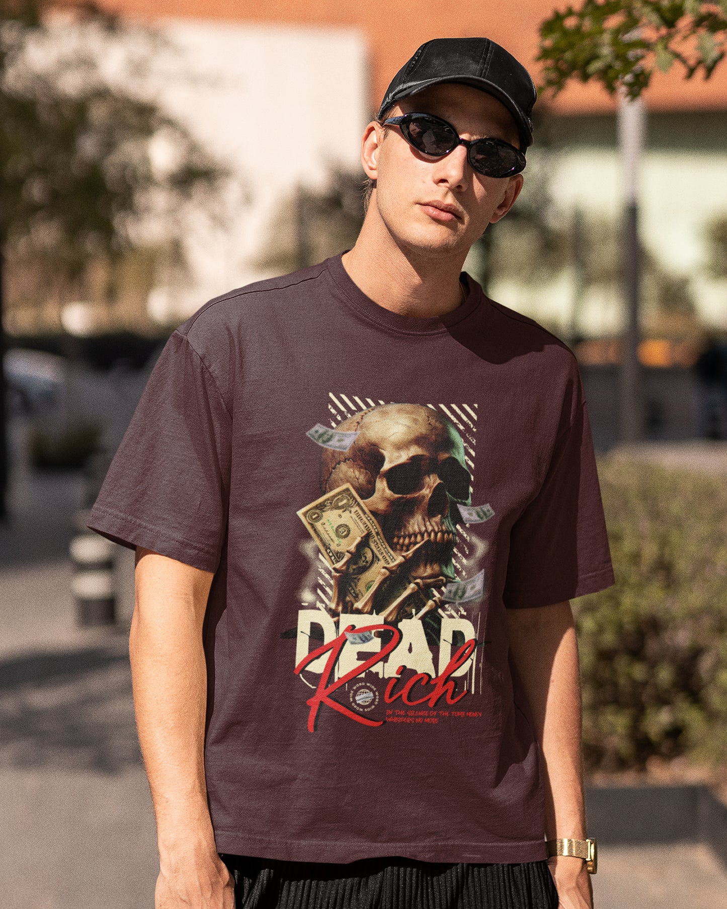 Men’s Oversized Terry-Knit Tee | Dead Rich