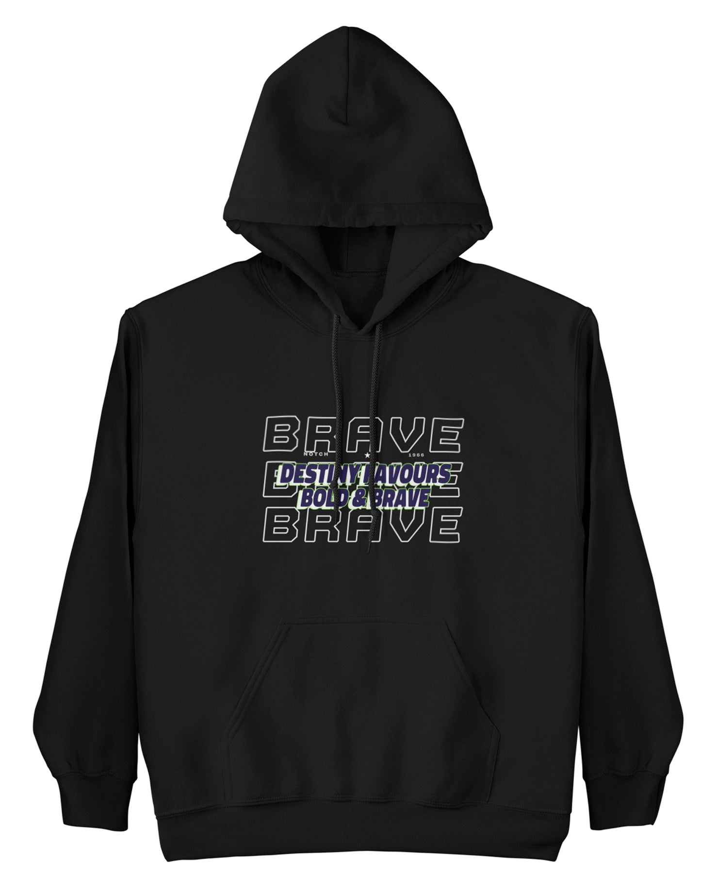 Notch Winter Hoodie โ Heavyweight Cotton - BOLD & BRAVE