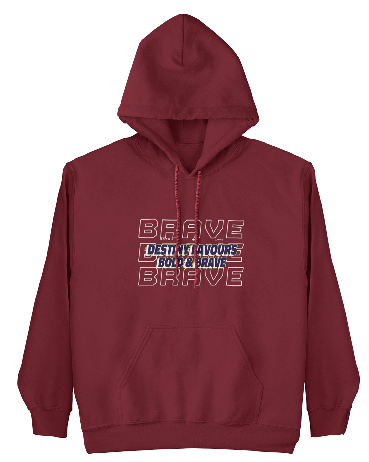 Notch Winter Hoodie โ Heavyweight Cotton - BOLD & BRAVE