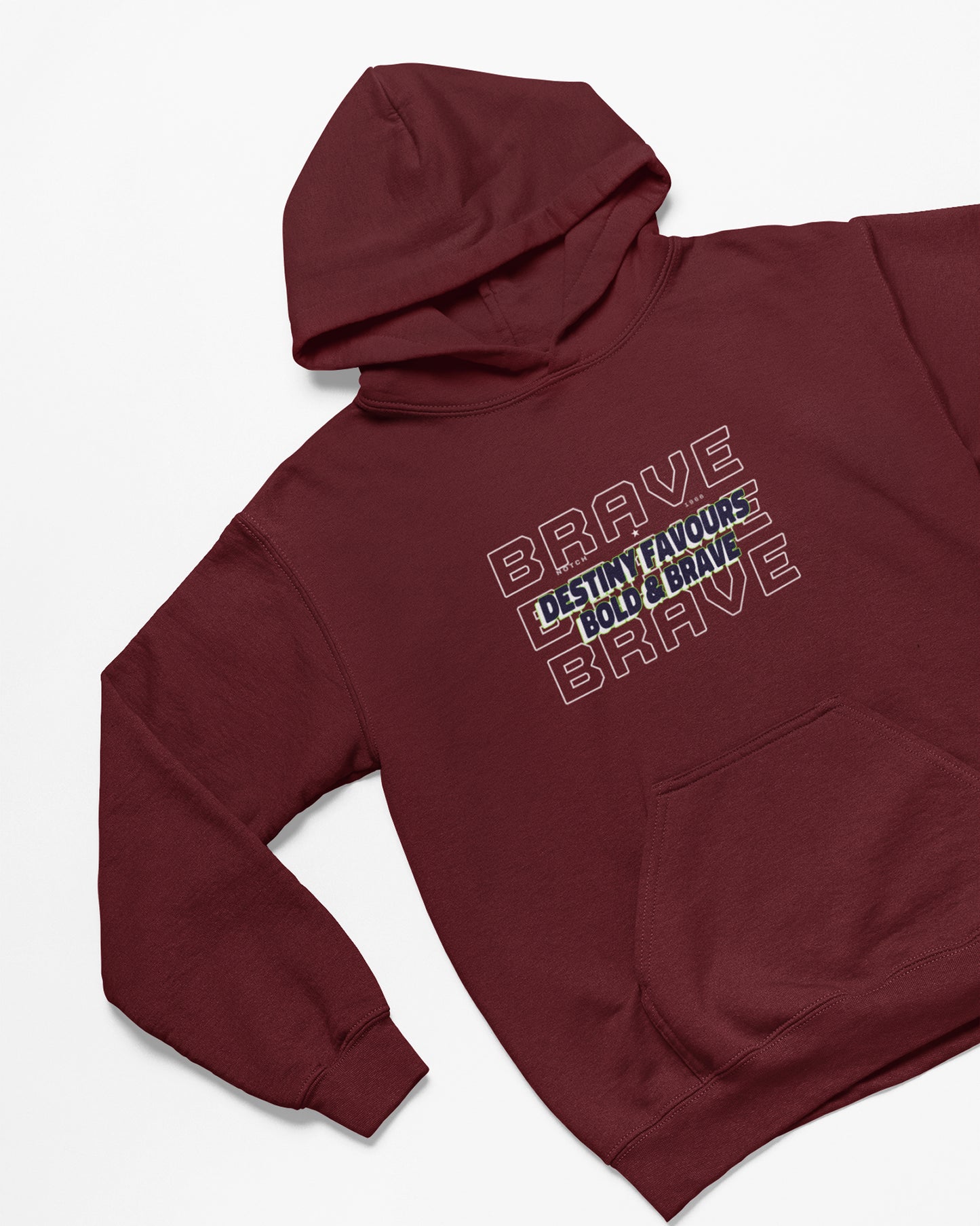 Notch Winter Hoodie โ Heavyweight Cotton - BOLD & BRAVE