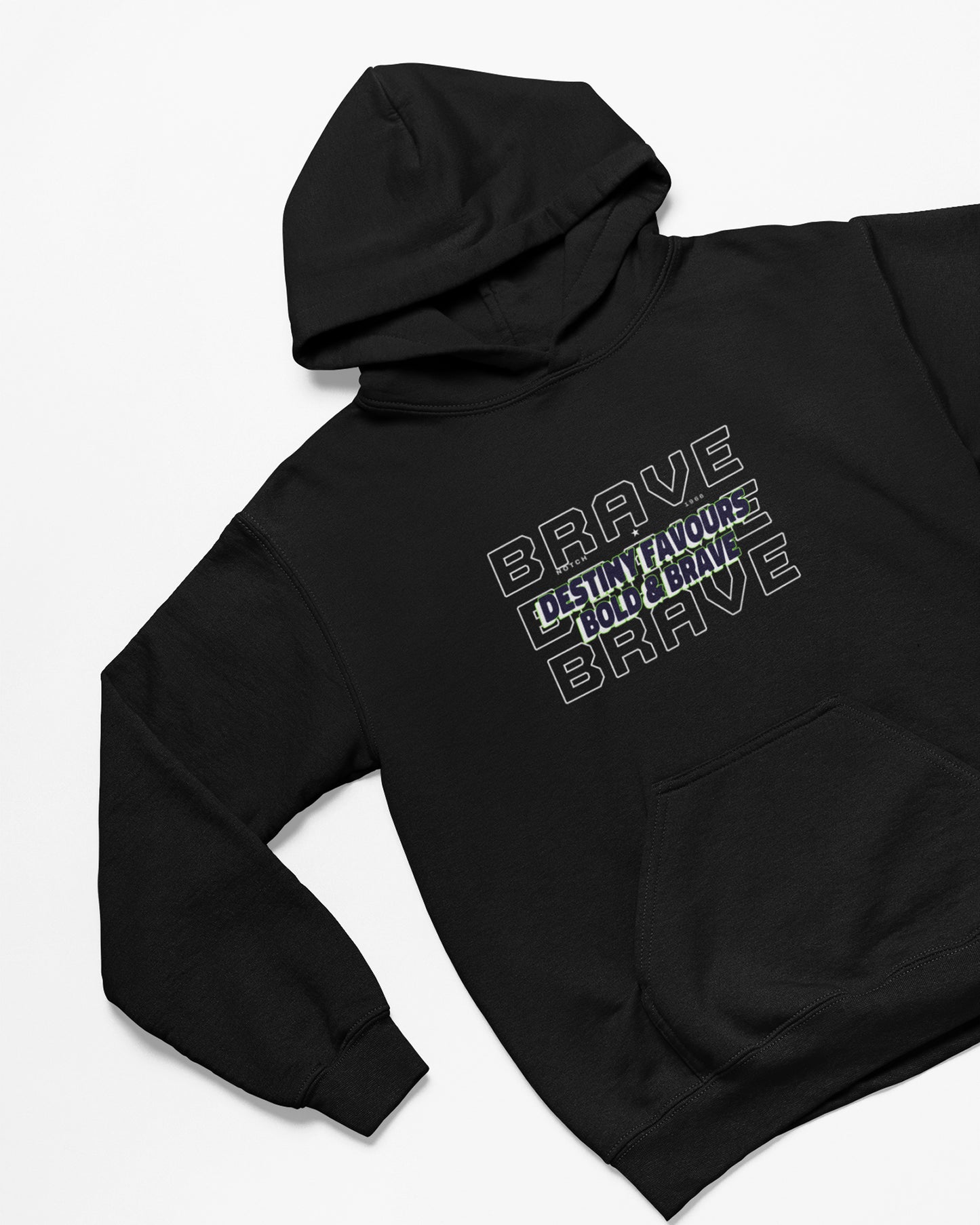 Notch Winter Hoodie โ Heavyweight Cotton - BOLD & BRAVE