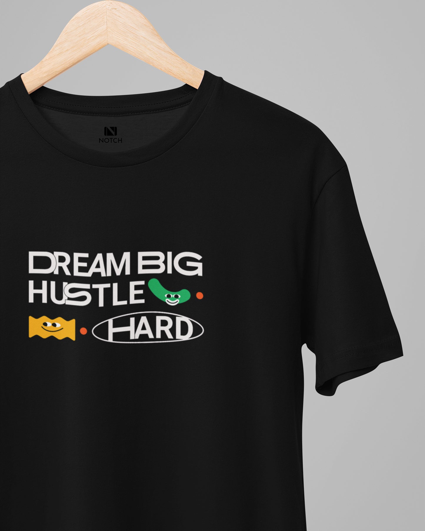 Menโs 100% Cotton Regular Fit T-Shirt โ Dream Big
