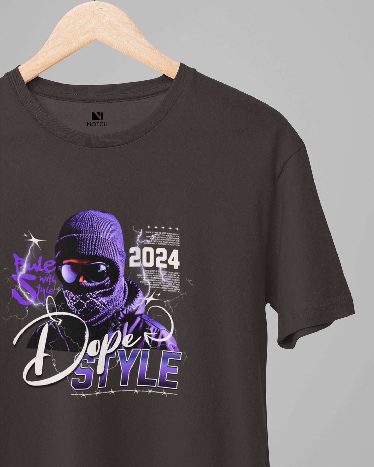 Menโs 100% Cotton Regular Fit T-Shirt โ Modern Design, Dope Style
