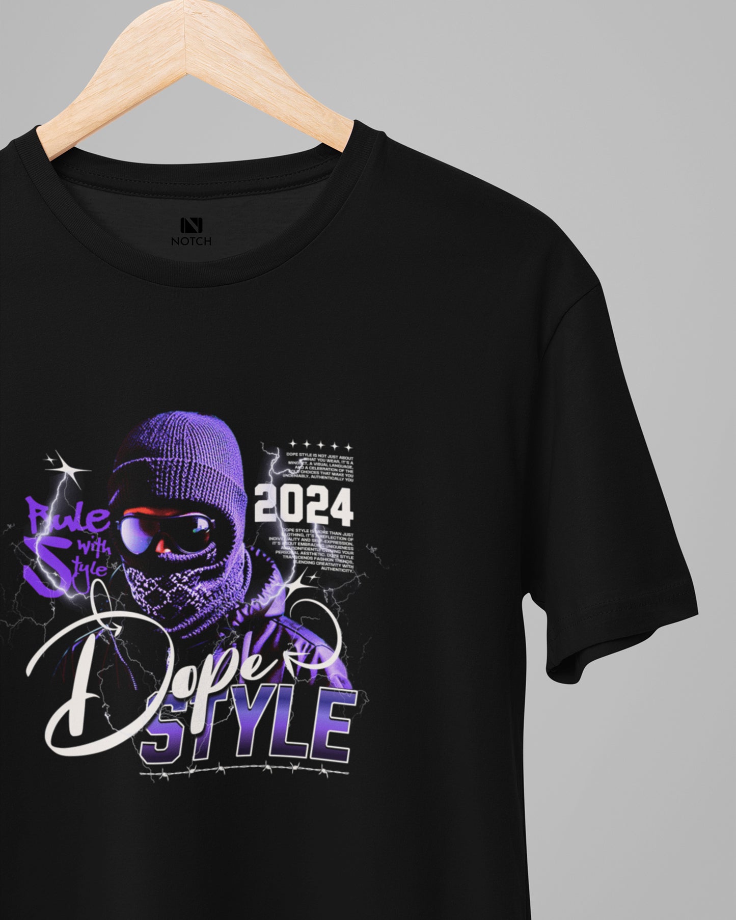 Menโs 100% Cotton Regular Fit T-Shirt โ Modern Design, Dope Style