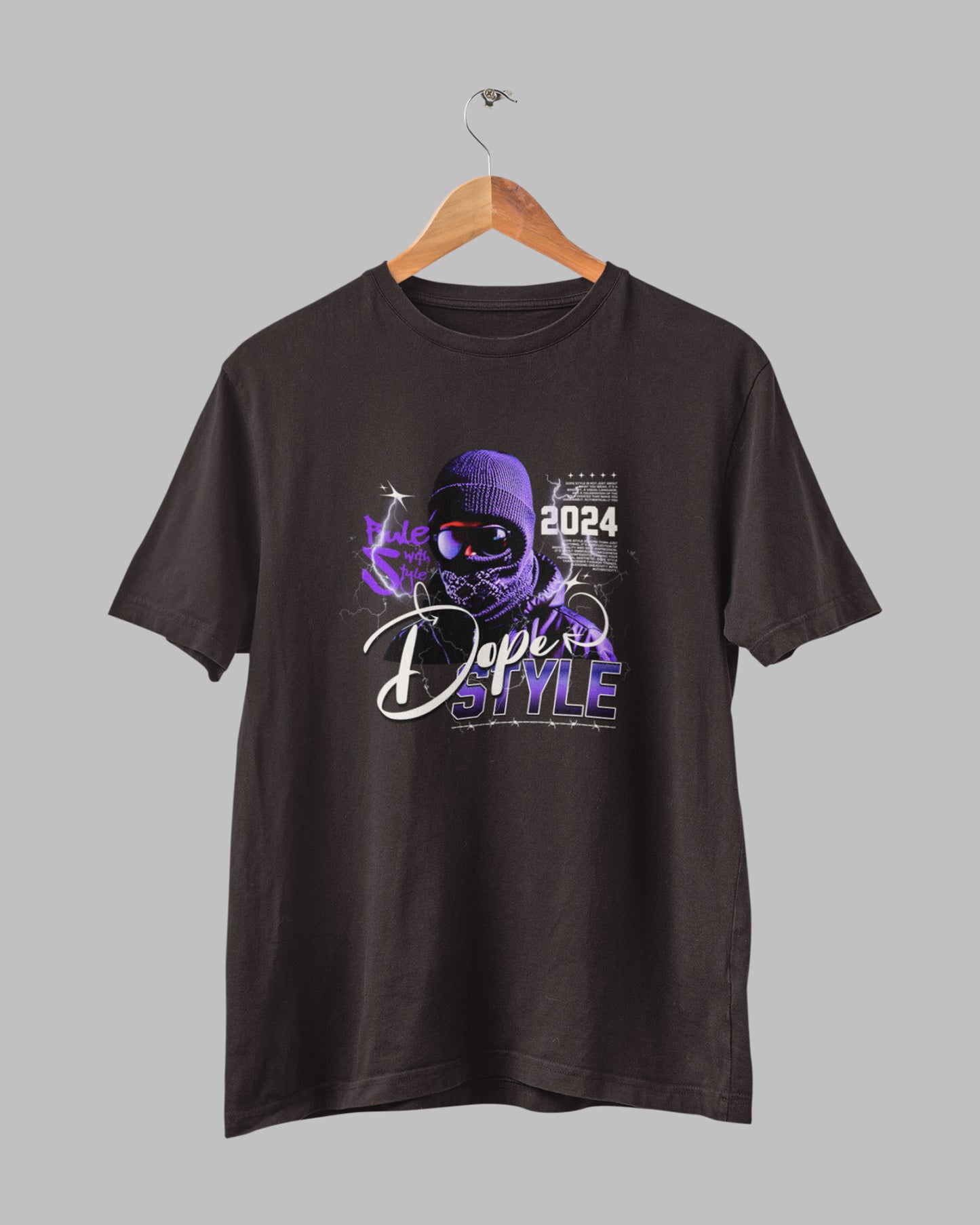 Menโs 100% Cotton Regular Fit T-Shirt โ Modern Design, Dope Style