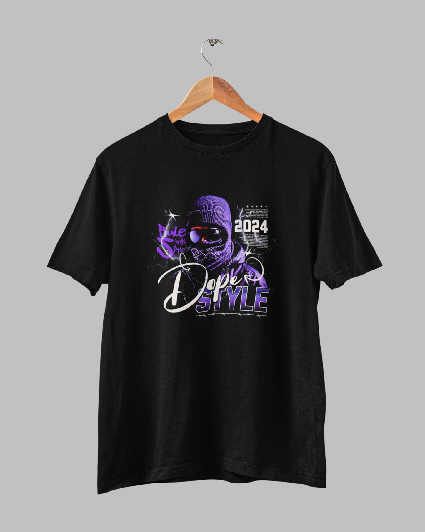 Menโs 100% Cotton Regular Fit T-Shirt โ Modern Design, Dope Style