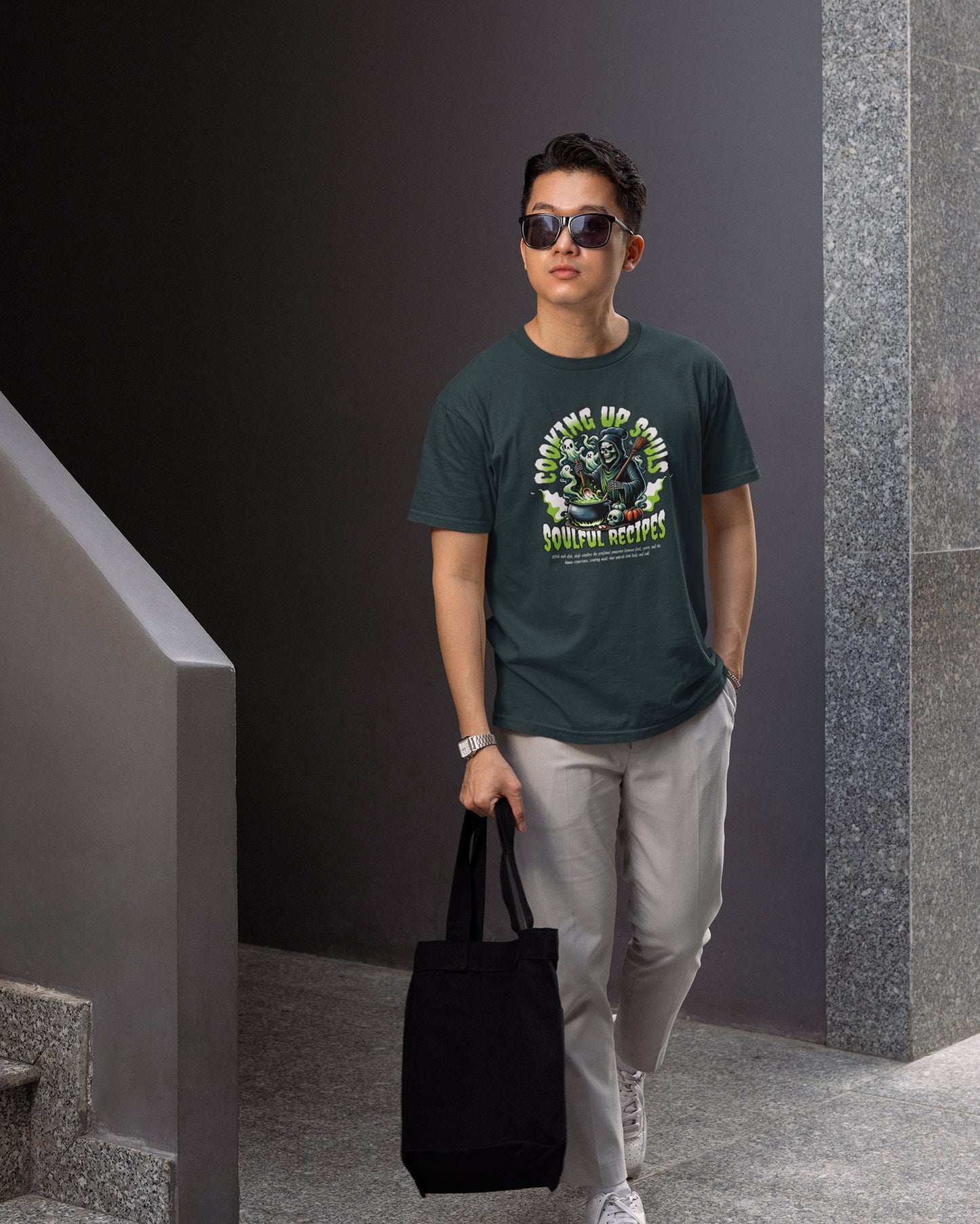 Menโs 100% Cotton Regular Fit T-Shirt โ Soulful Recipes