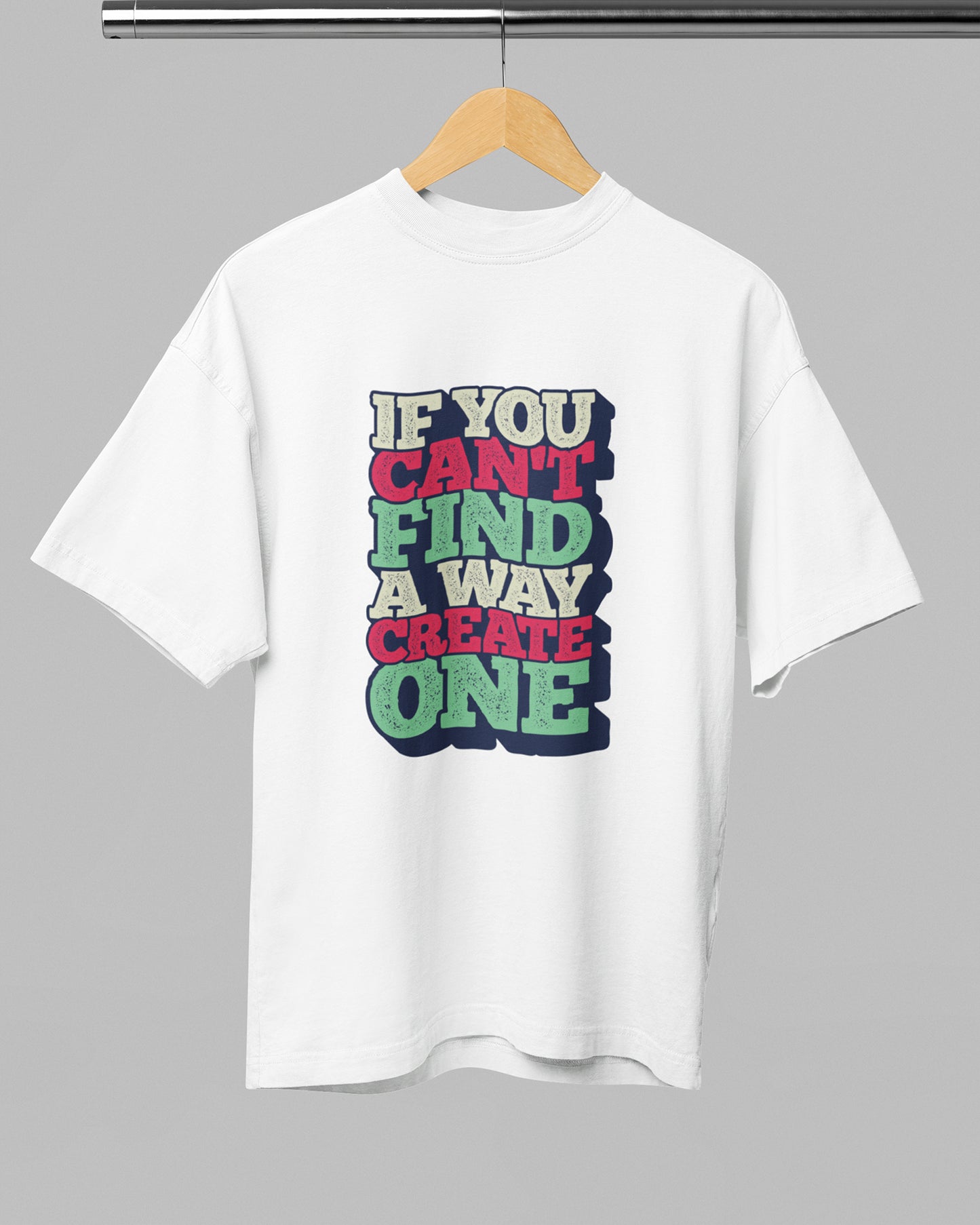 Streetwear Oversized T-Shirt โ DTF Graphic & Cotton-Poly Blend