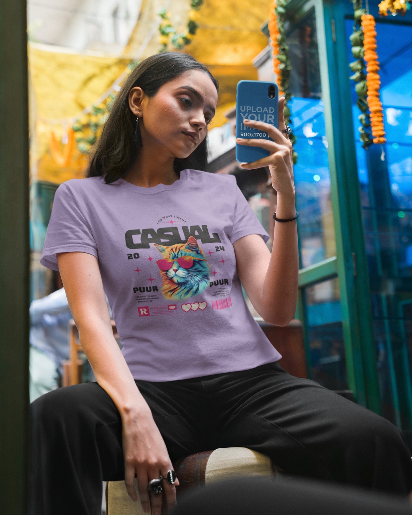 Women’s Curved Hem Cotton T-Shirt – Everyday Comfort, Timeless Style