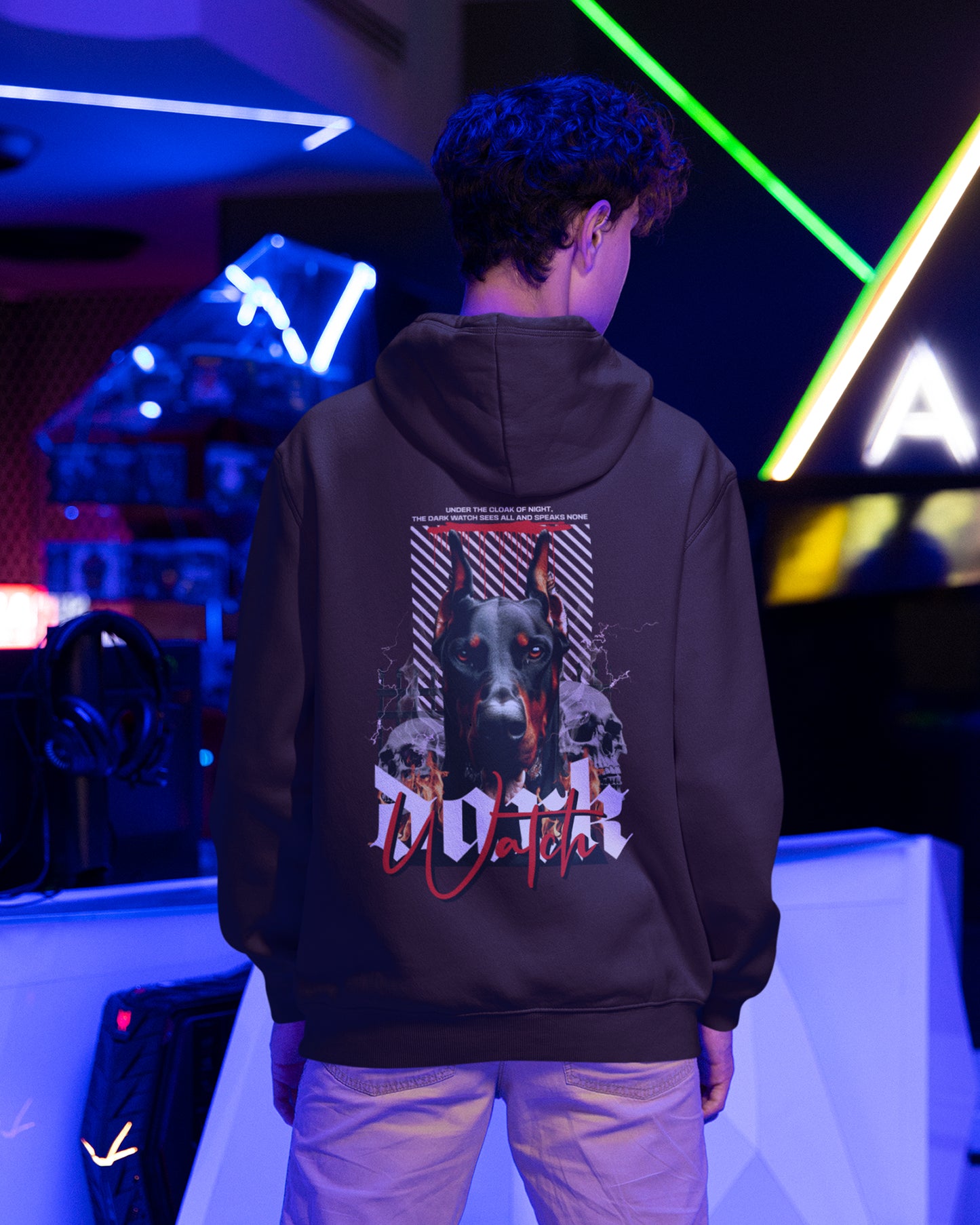 Cozy Essentials Hoodie โ Premium Heavyweight Cotton - Dark Watch