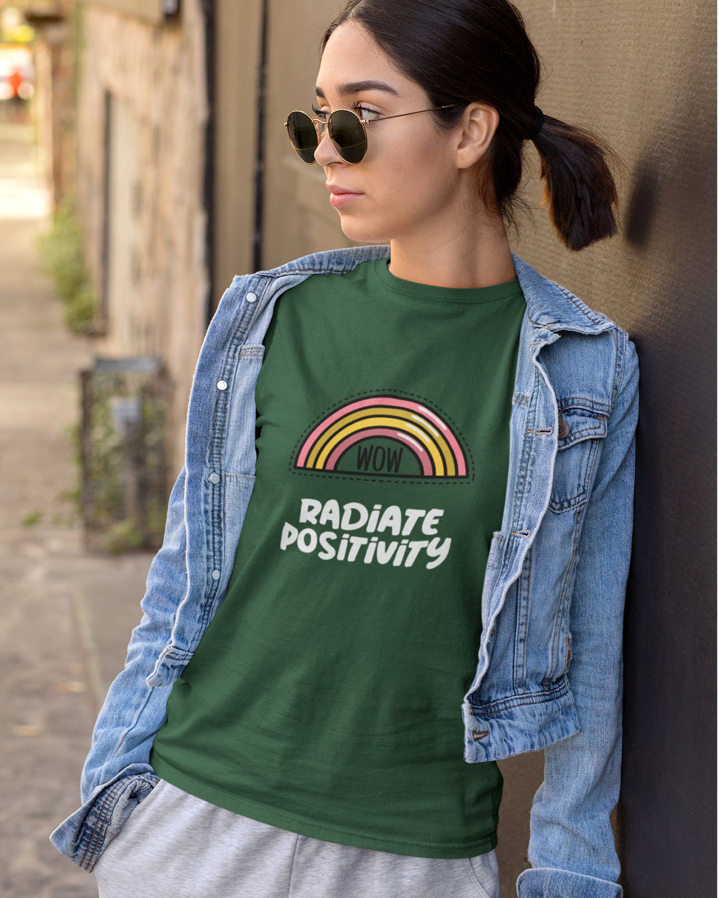 Women’s Classic Curved Hem T-Shirt - Radiate Positvity