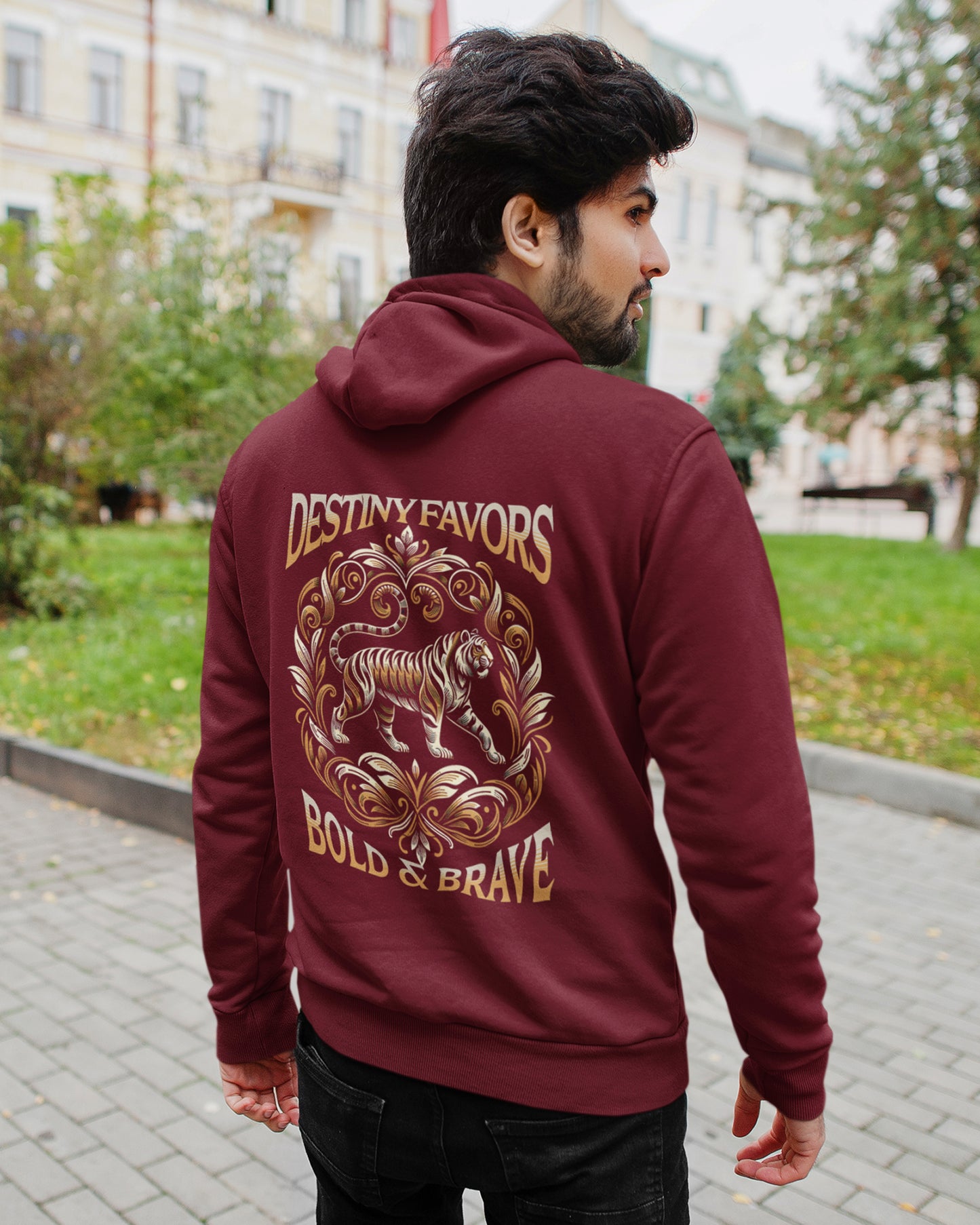Notch Winter Hoodie โ Heavyweight Cotton - BOLD & BRAVE