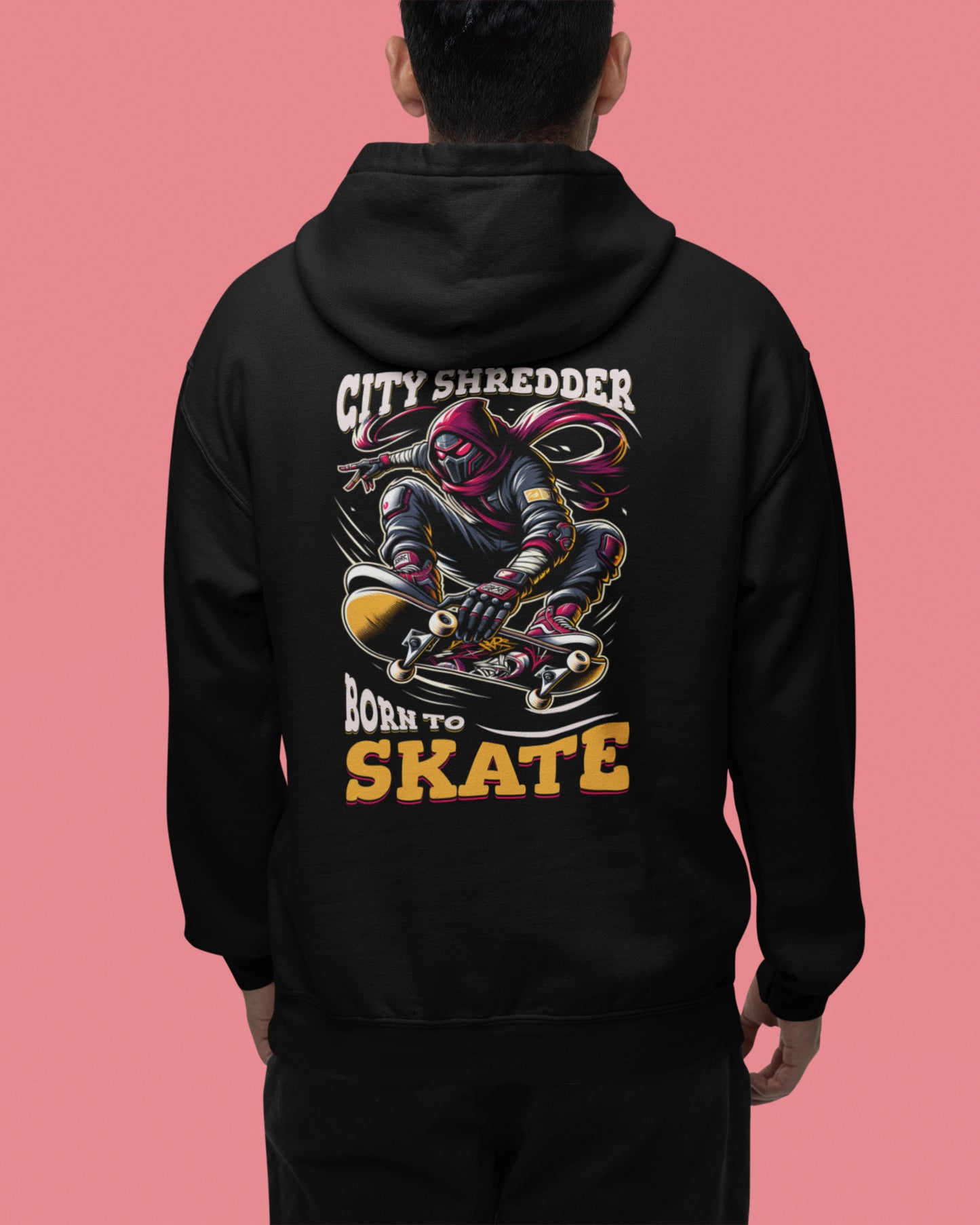 Notch Winter Hoodie โ Heavyweight Cotton - CITY SHREDDER
