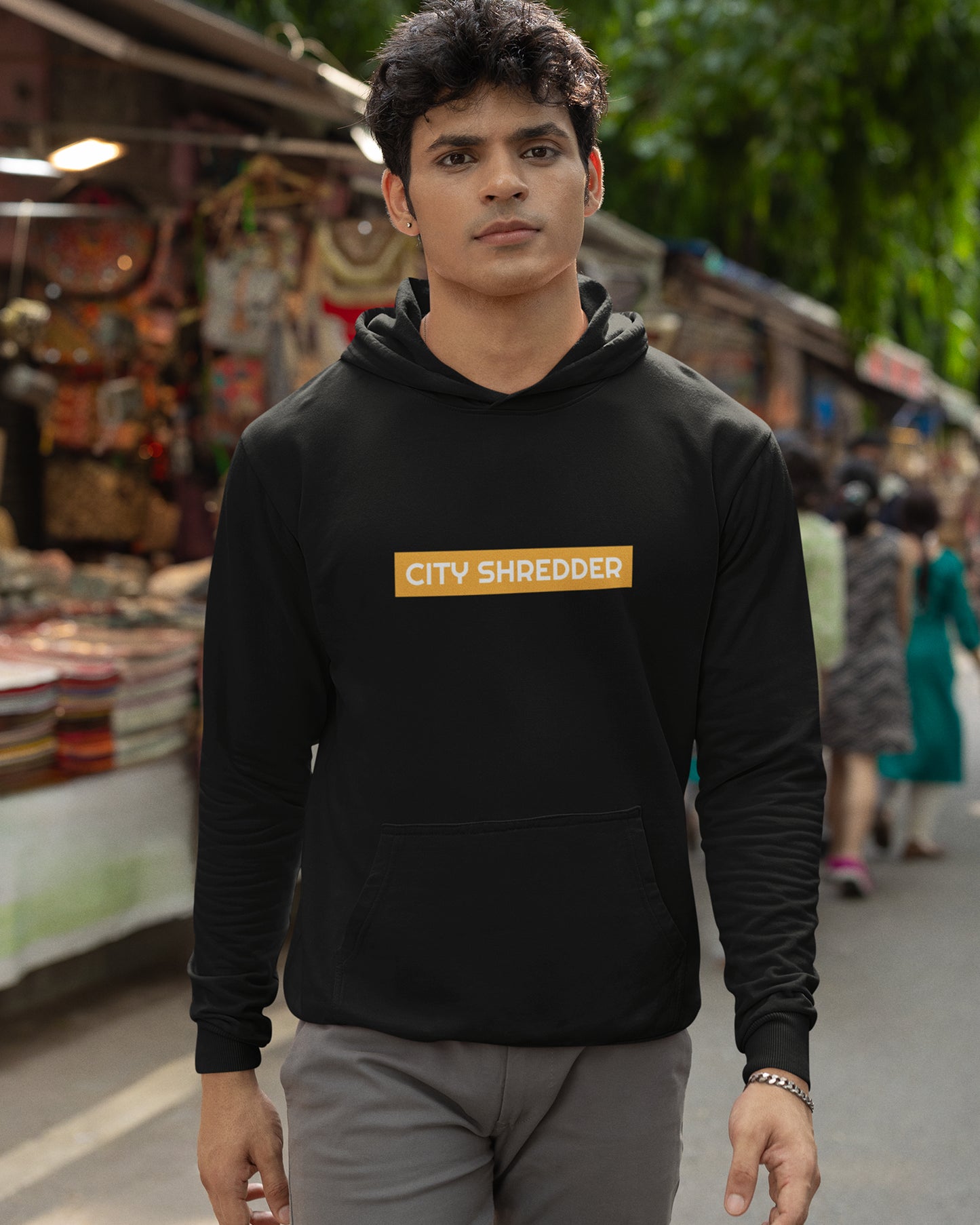 Notch Winter Hoodie โ Heavyweight Cotton - CITY SHREDDER