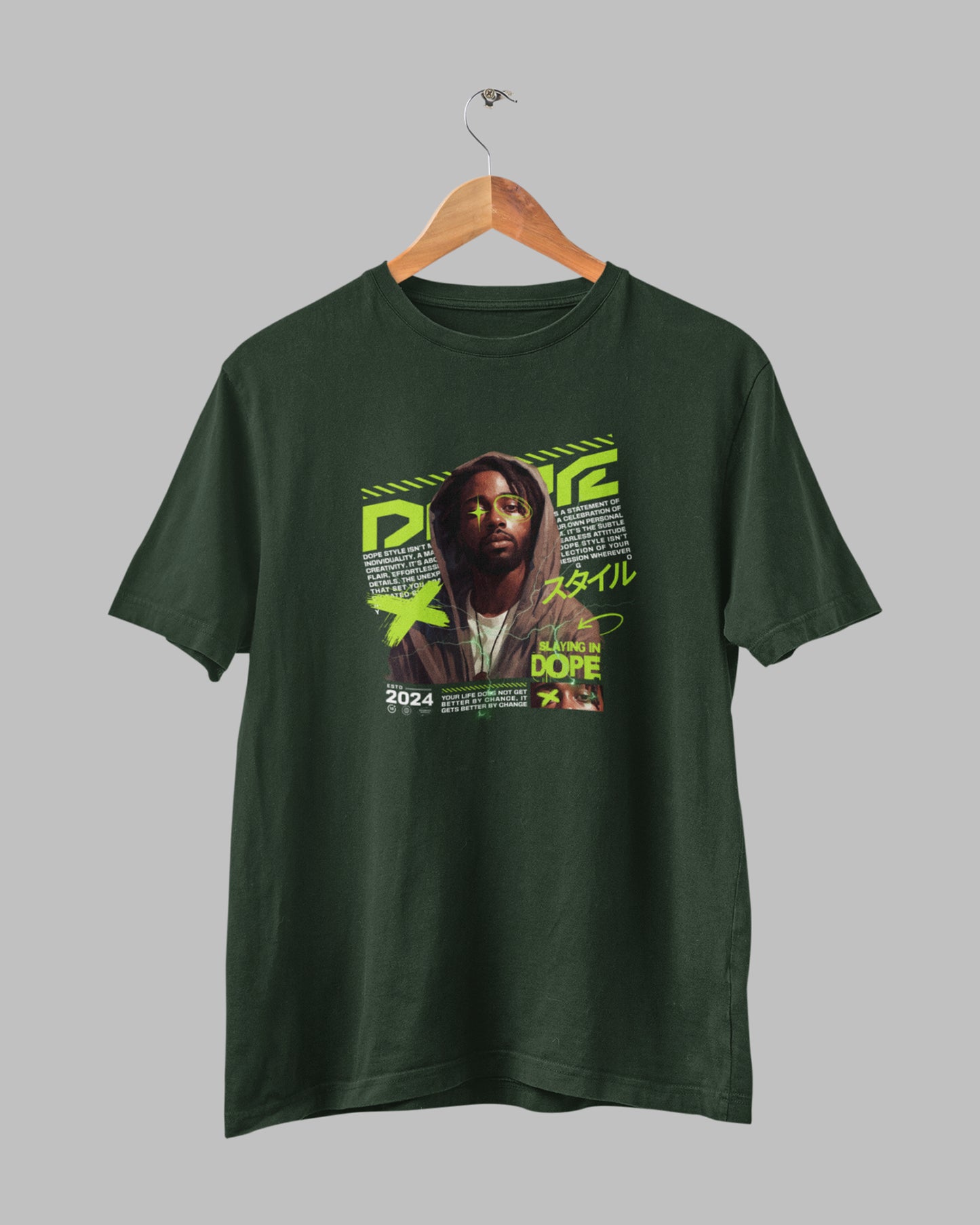 Menโs 100% Cotton Regular Fit T-Shirt โ Dope Style