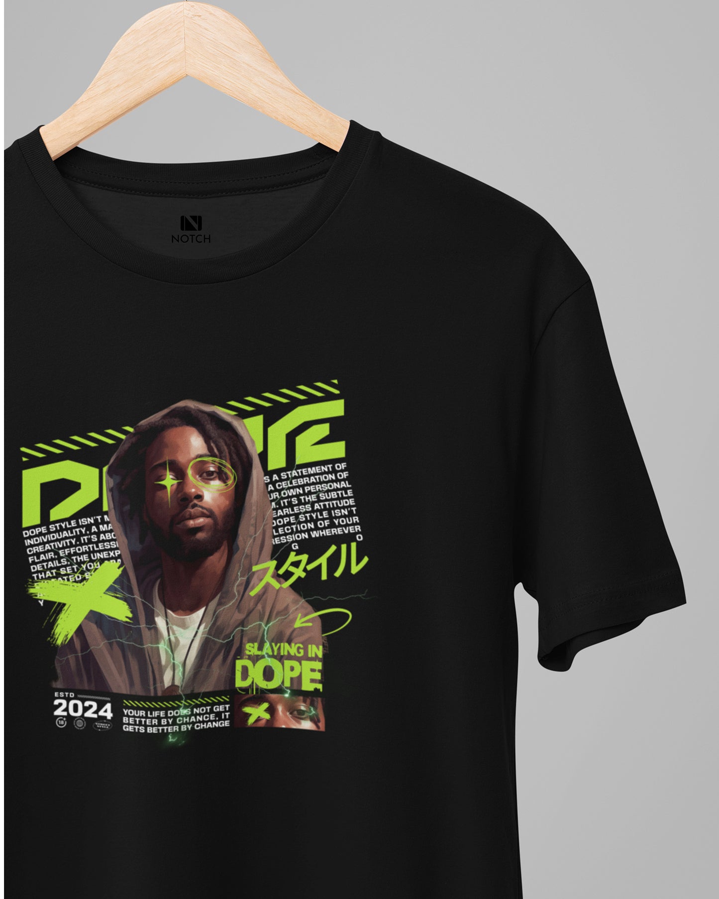Menโs 100% Cotton Regular Fit T-Shirt โ Dope Style