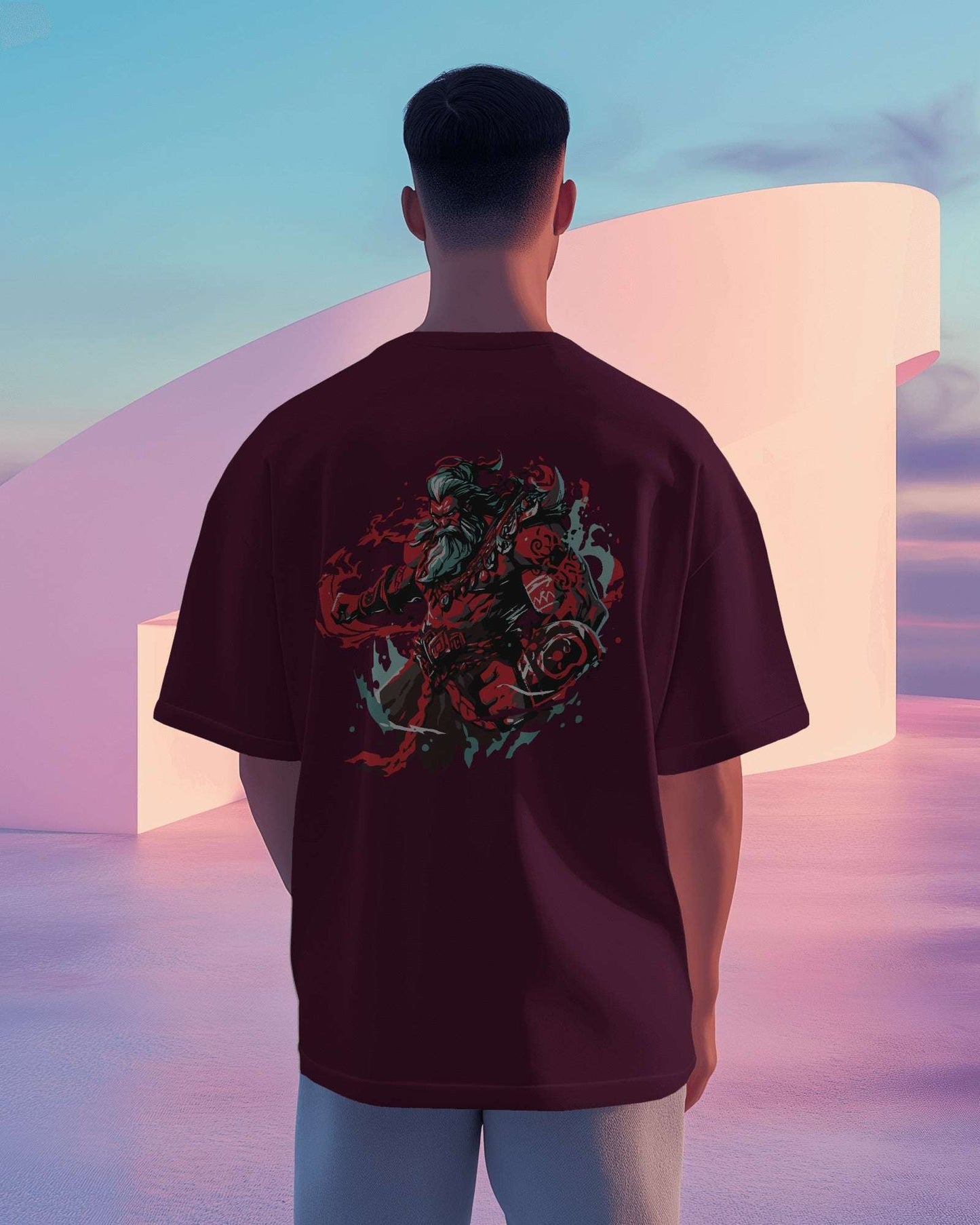 Urban Oversized Cotton Tee – Street-Style Comfort