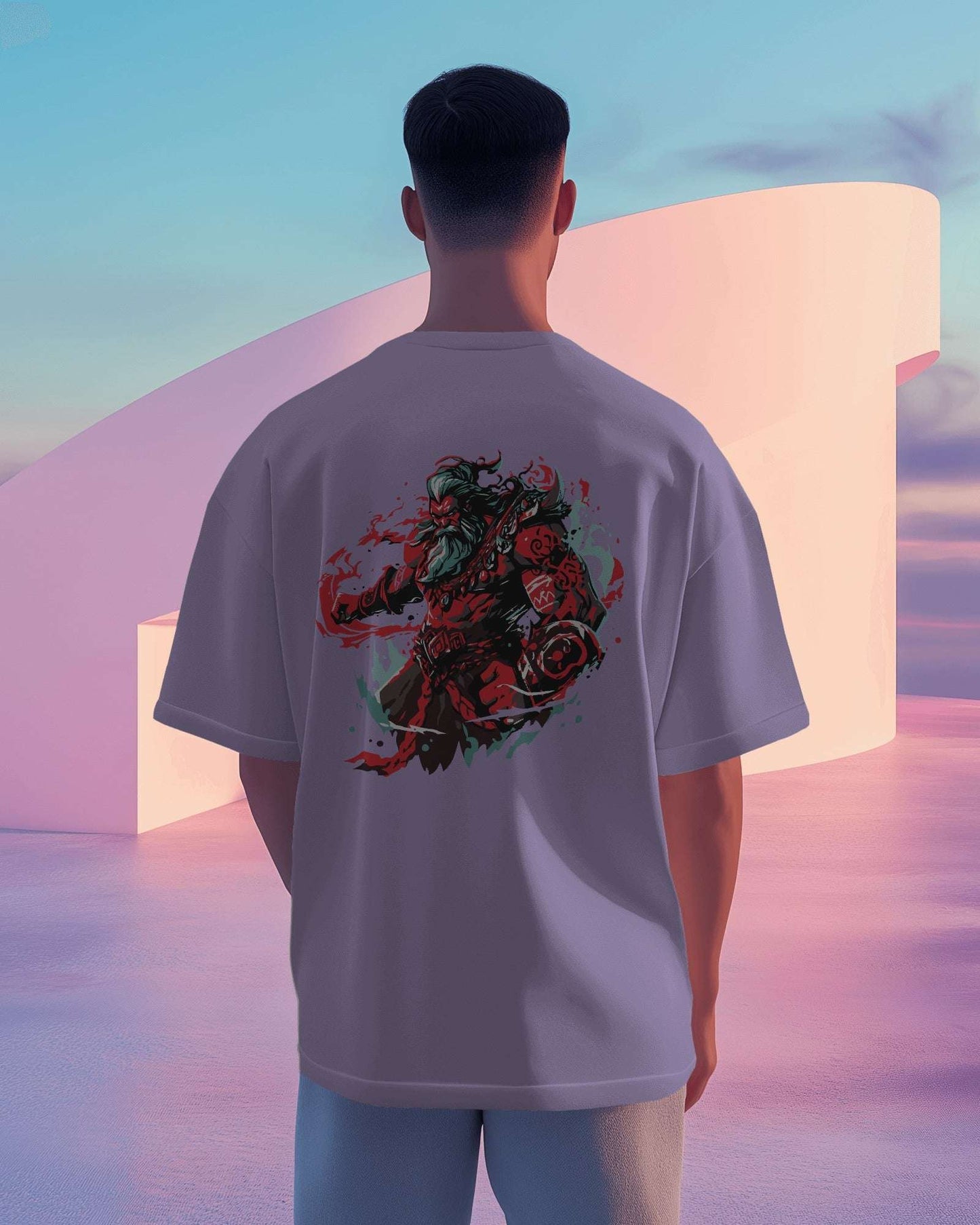 Urban Oversized Cotton Tee – Street-Style Comfort