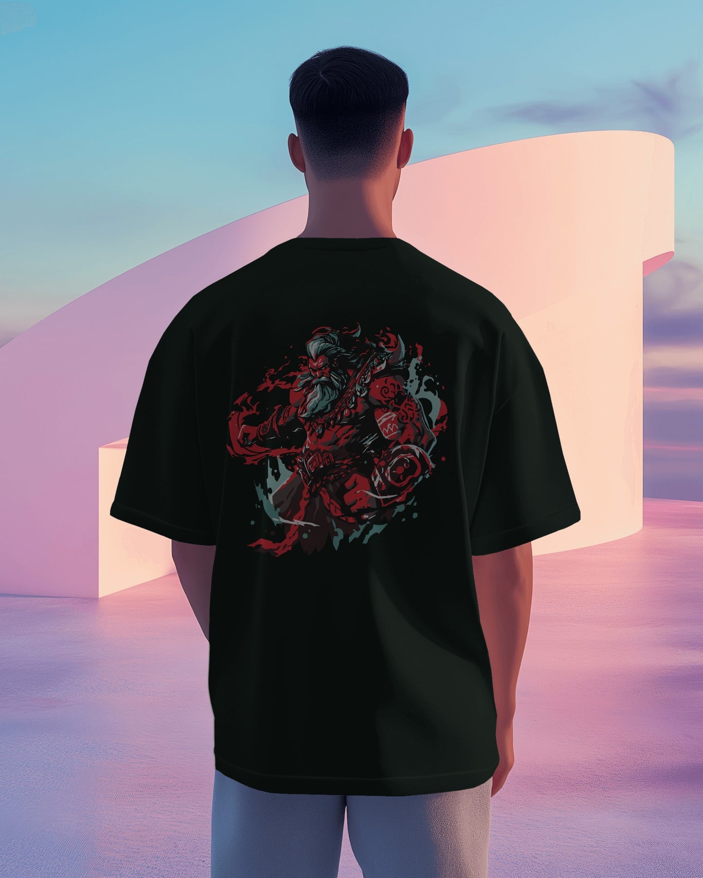 Urban Oversized Cotton Tee – Street-Style Comfort