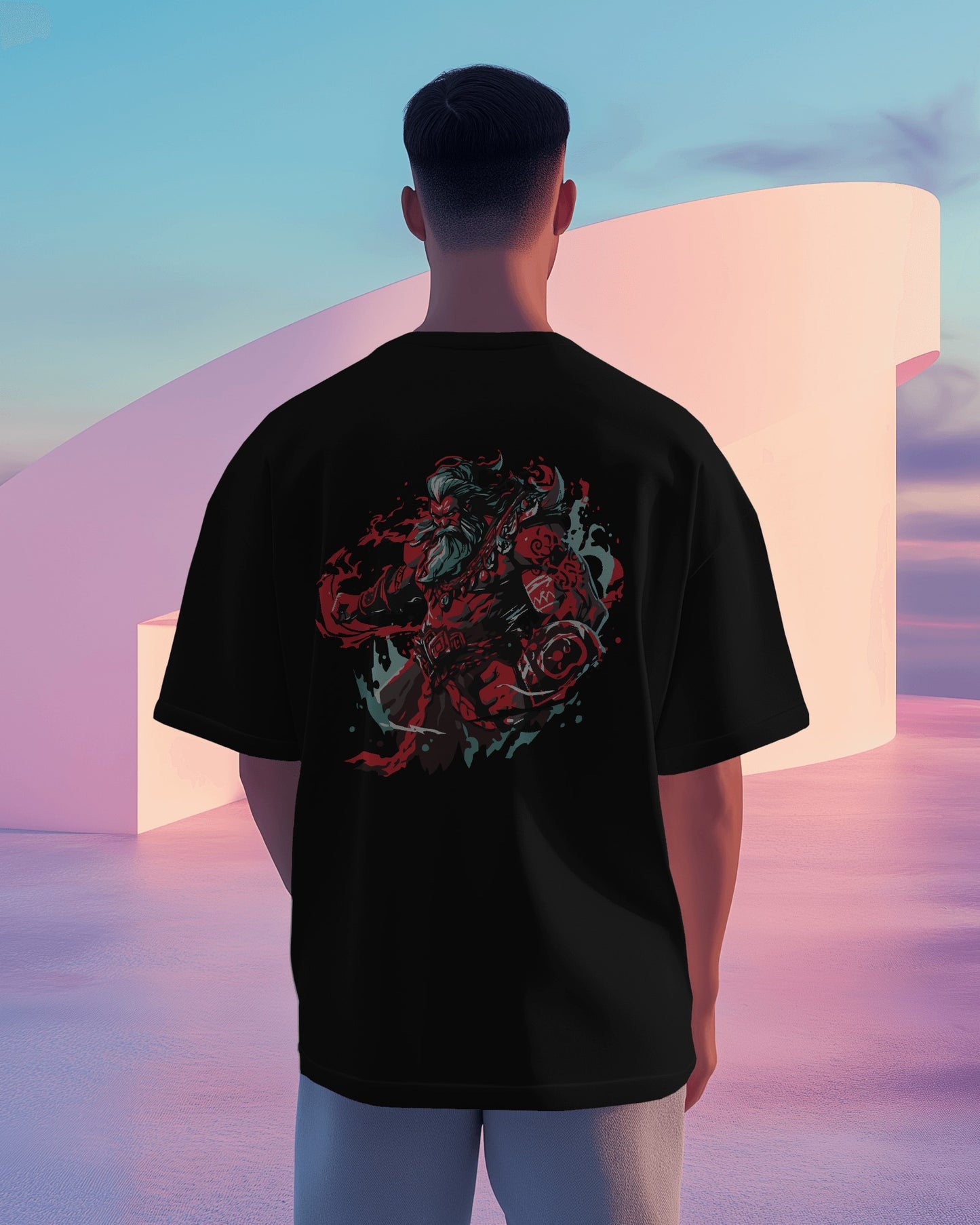 Urban Oversized Cotton Tee – Street-Style Comfort