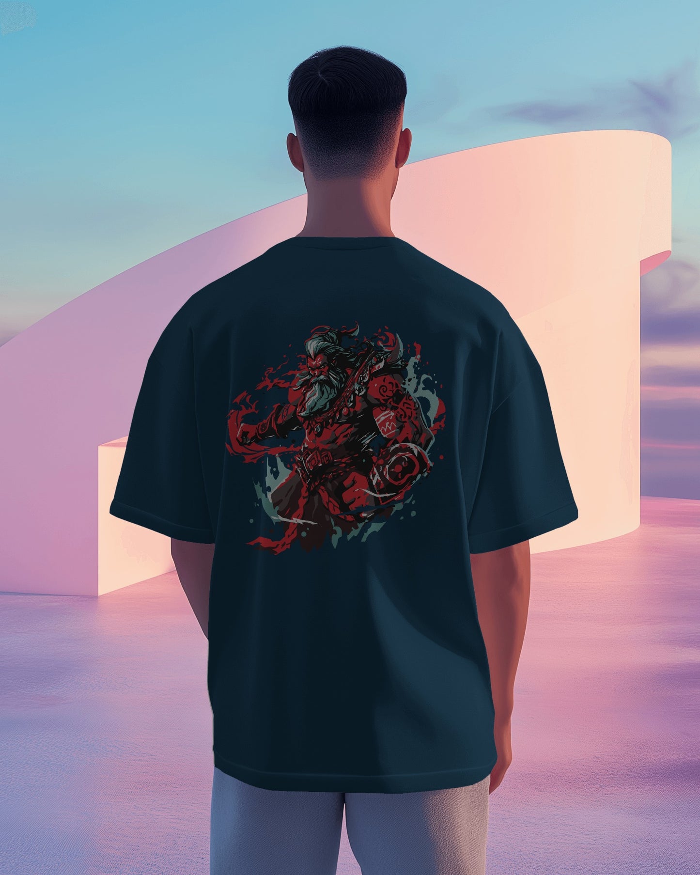 Urban Oversized Cotton Tee – Street-Style Comfort