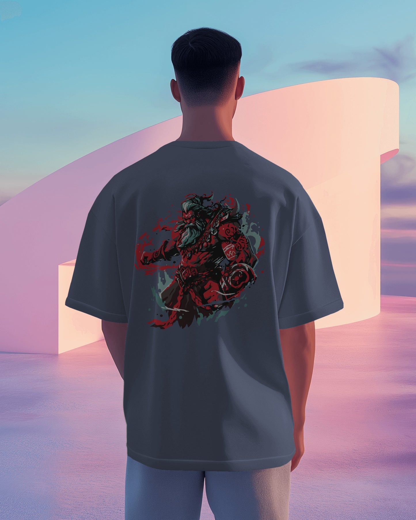 Urban Oversized Cotton Tee – Street-Style Comfort