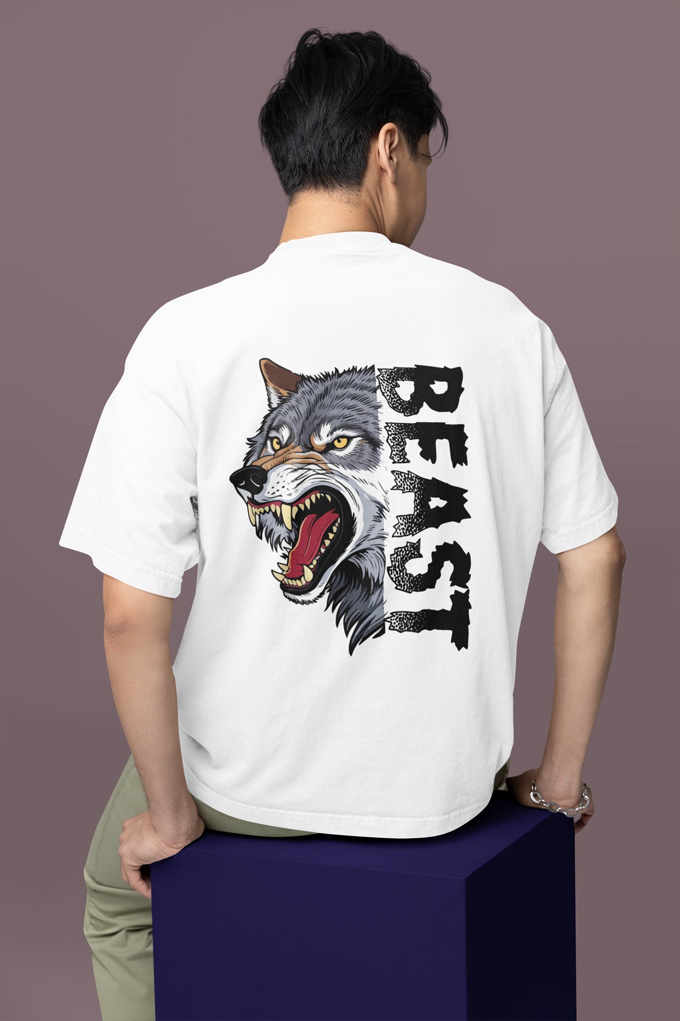 Relaxed Fit Men's T-Shirt – 220 GSM Bio-Washed Cotton, Streetwear Essential