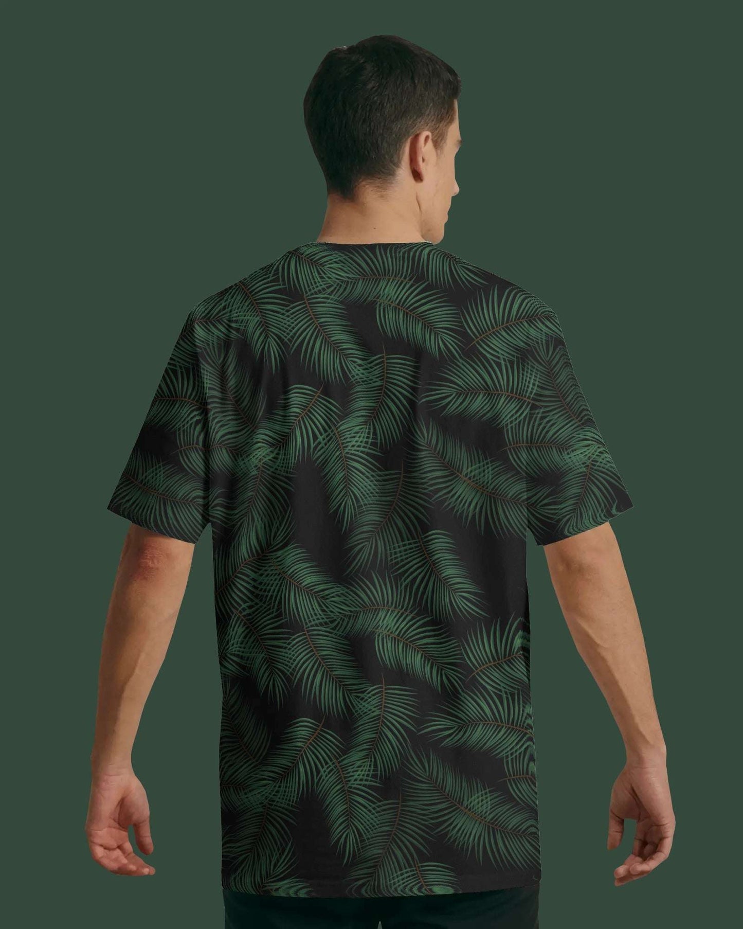 Tropical Vibe Oversized Men's T-Shirt โ 240 GSM All-Over Print
