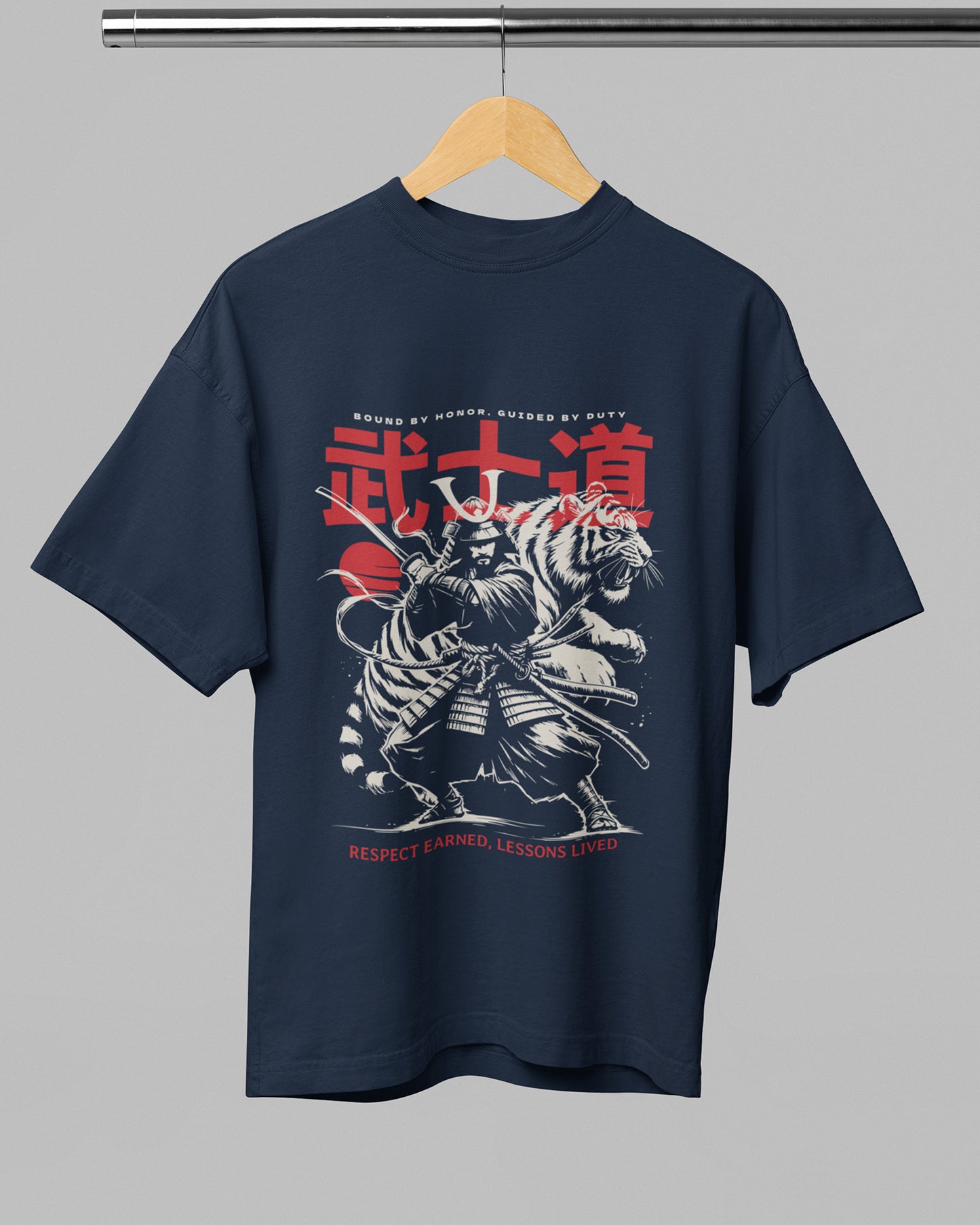 Menโs Oversized Terry-Knit Tee โ Premium Comfort - Ninja