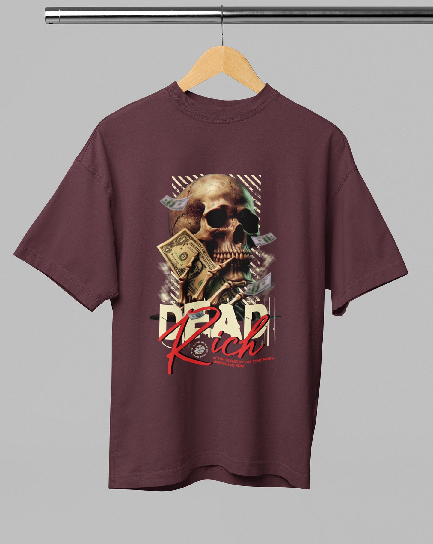 Men’s Oversized Terry-Knit Tee | Dead Rich