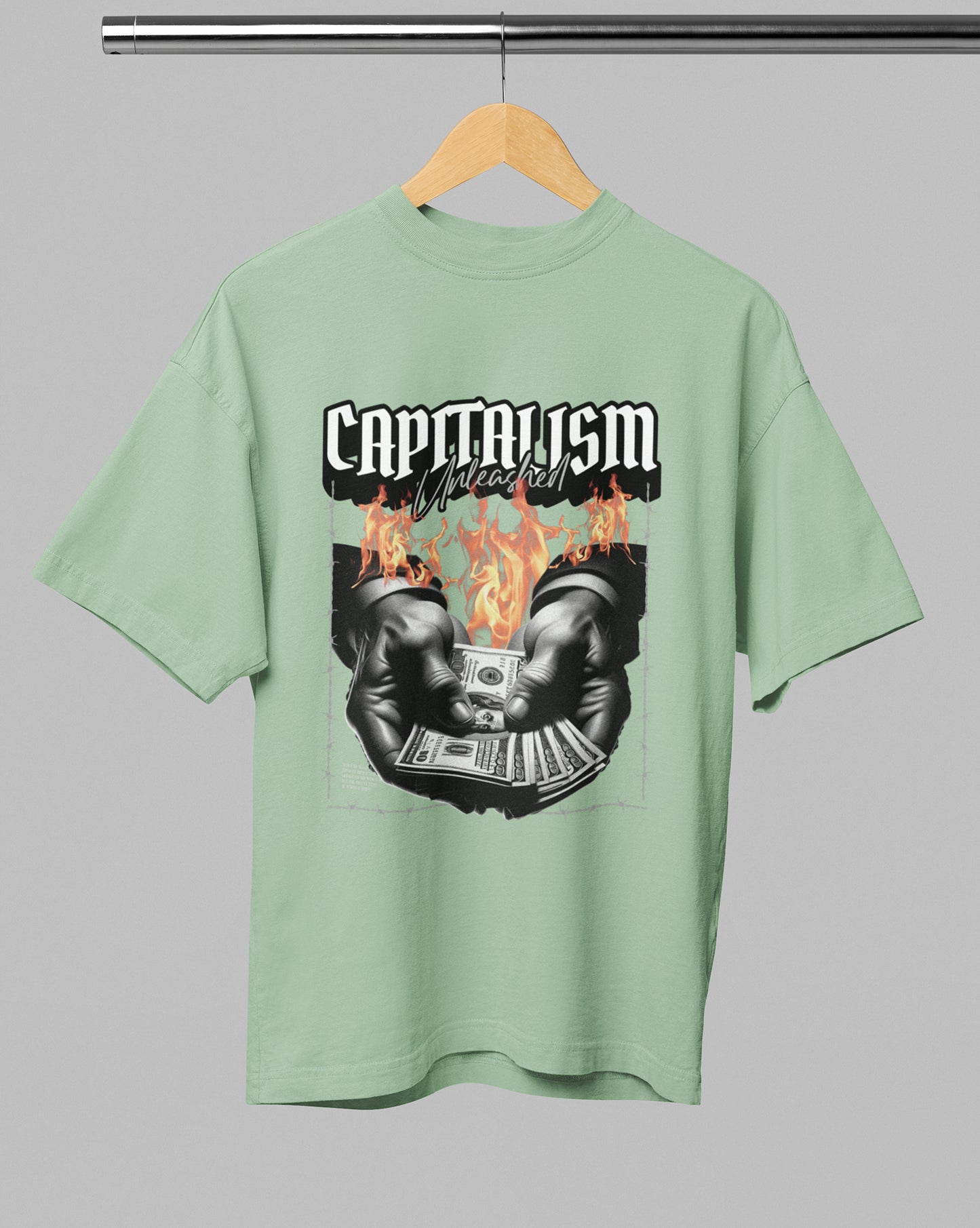 Men’s Oversized Terry-Knit Tee | Capitalism