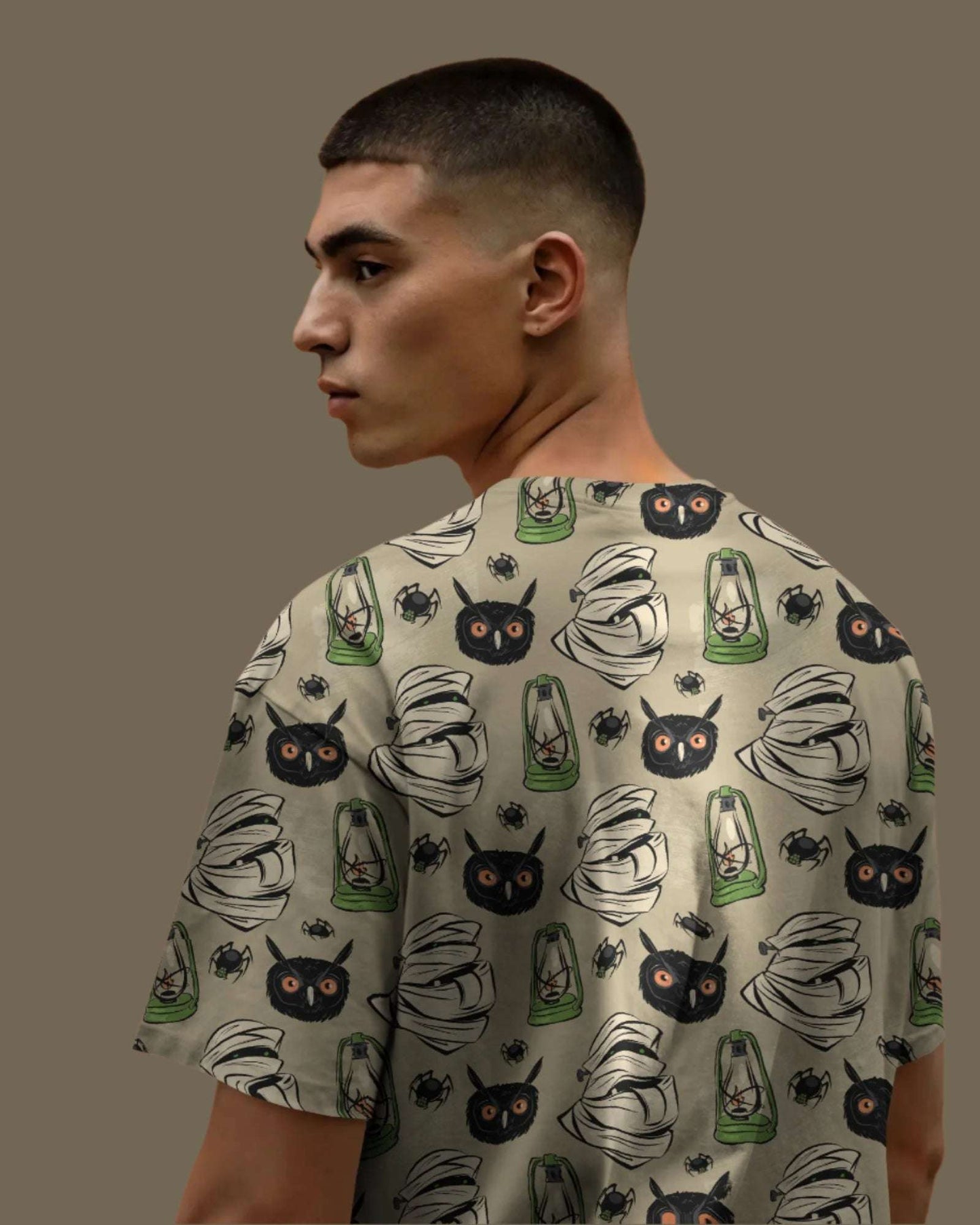 StreetFlex All-Over Print Tee โ 240 GSM Oversized Comfort