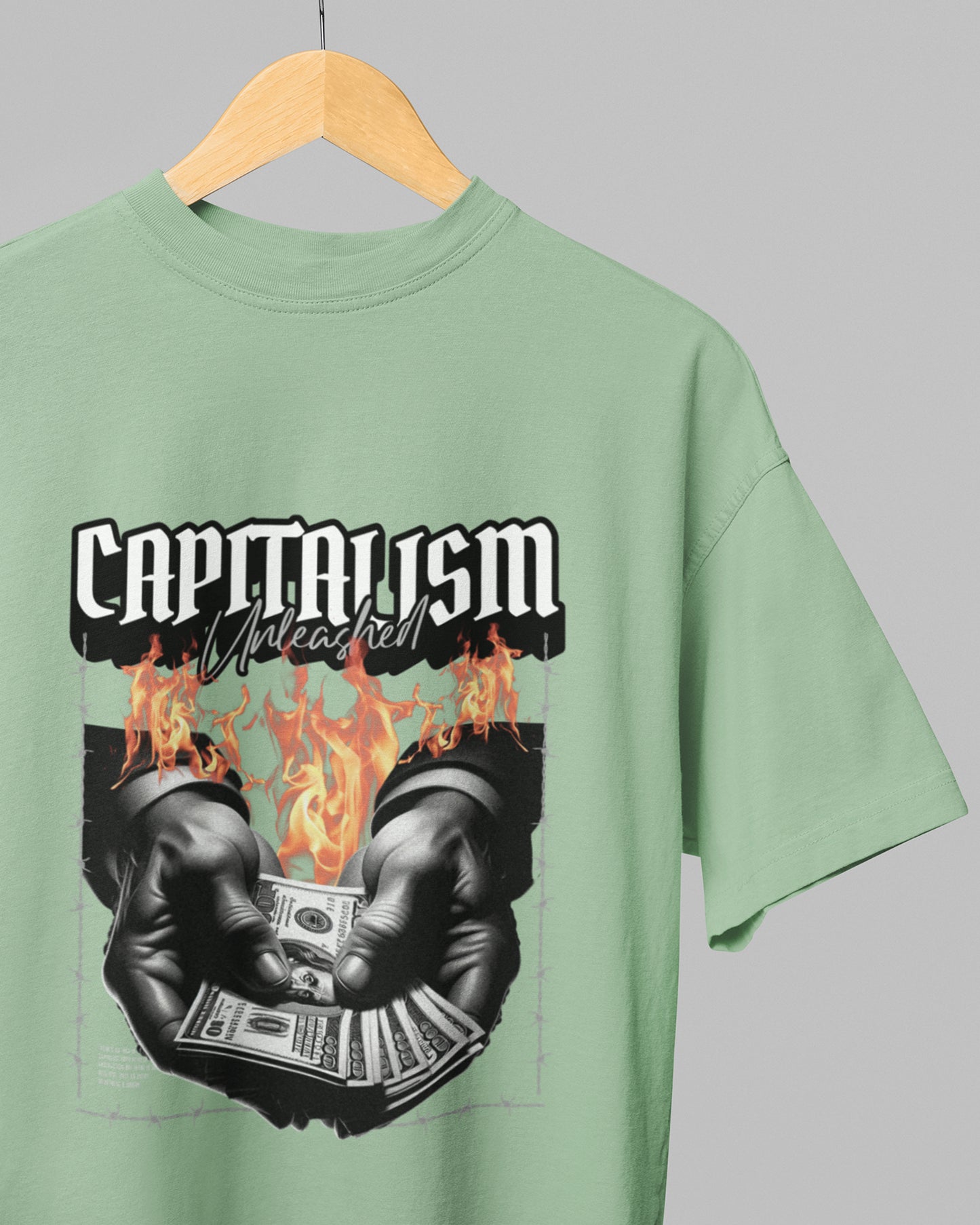 Men’s Oversized Terry-Knit Tee | Capitalism