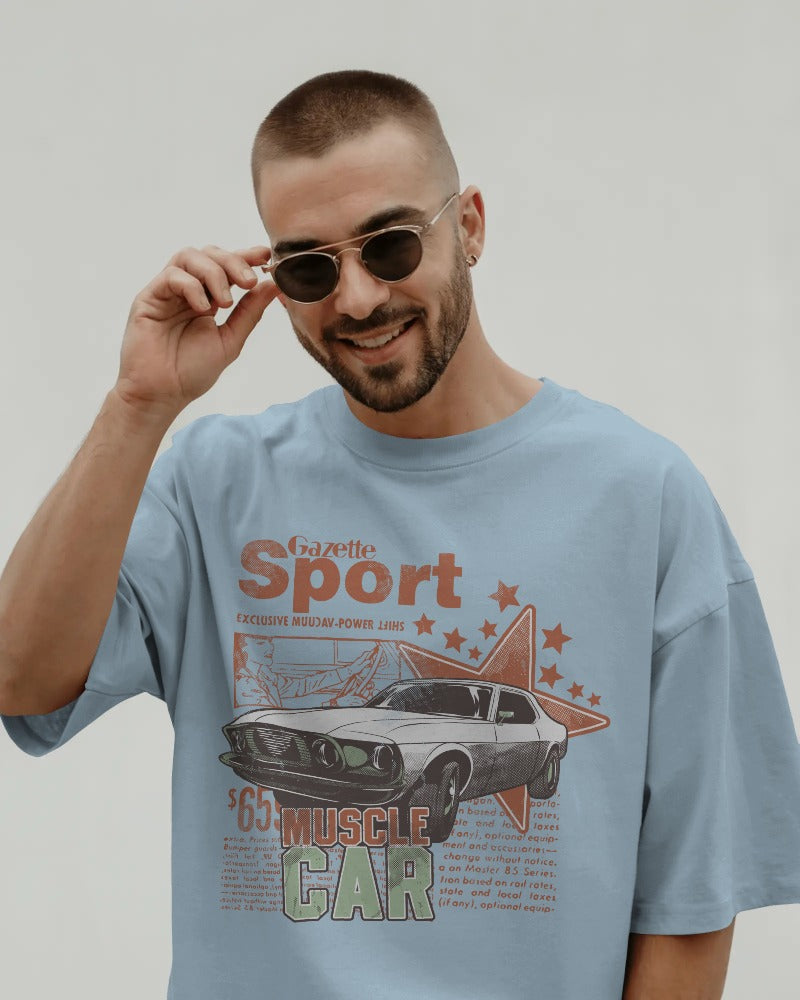 Men's Premium Terry-Knit Oversized T-Shirt โ 280 GSM
