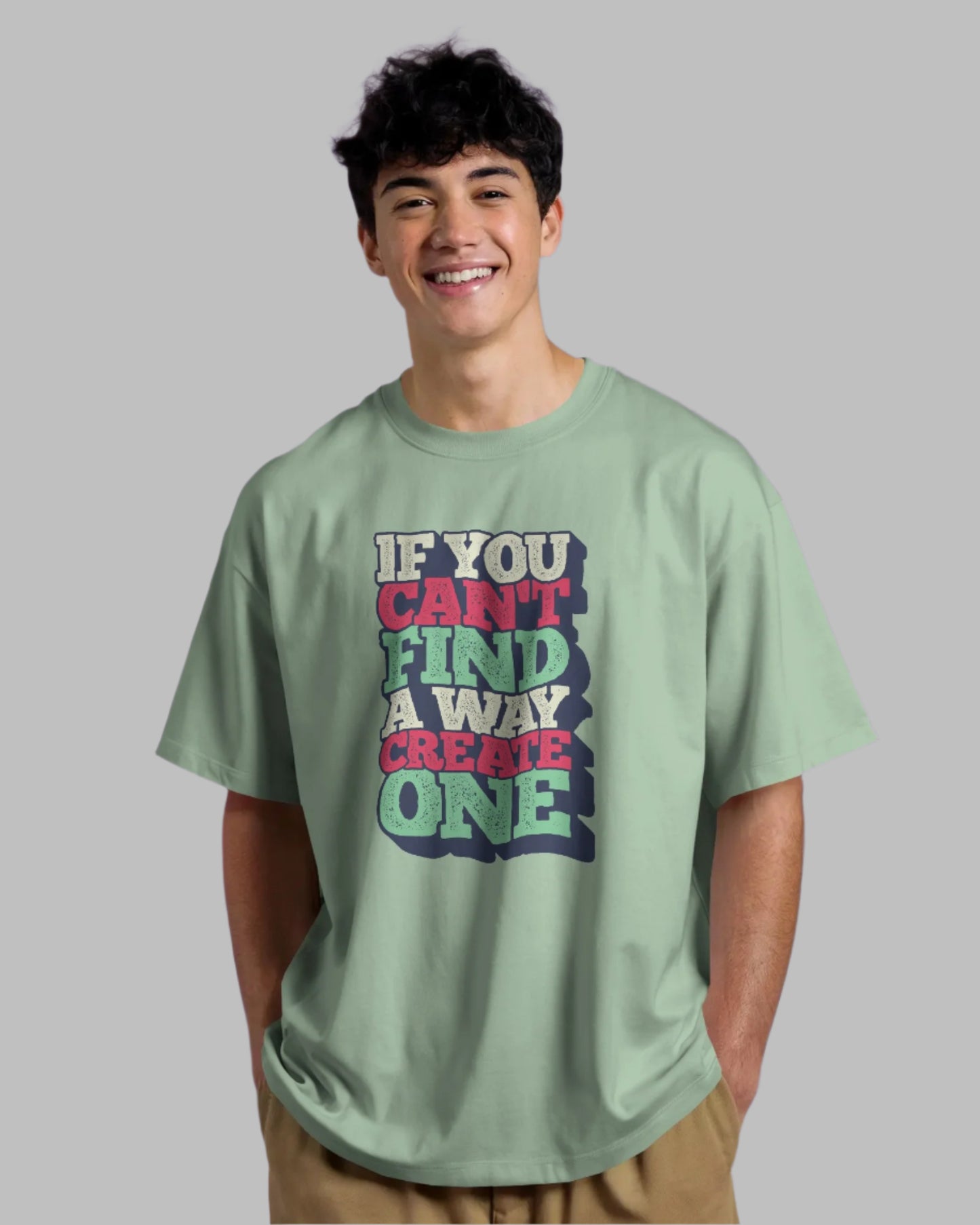 Streetwear Oversized T-Shirt โ DTF Graphic & Cotton-Poly Blend