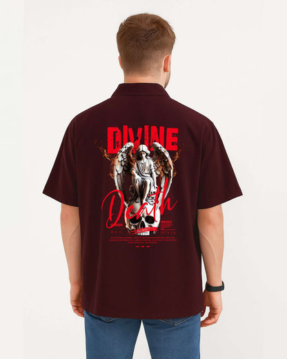 Men's Dual-Side Printed Relaxed Shirt – 100% Cotton | Bold & Breezy
